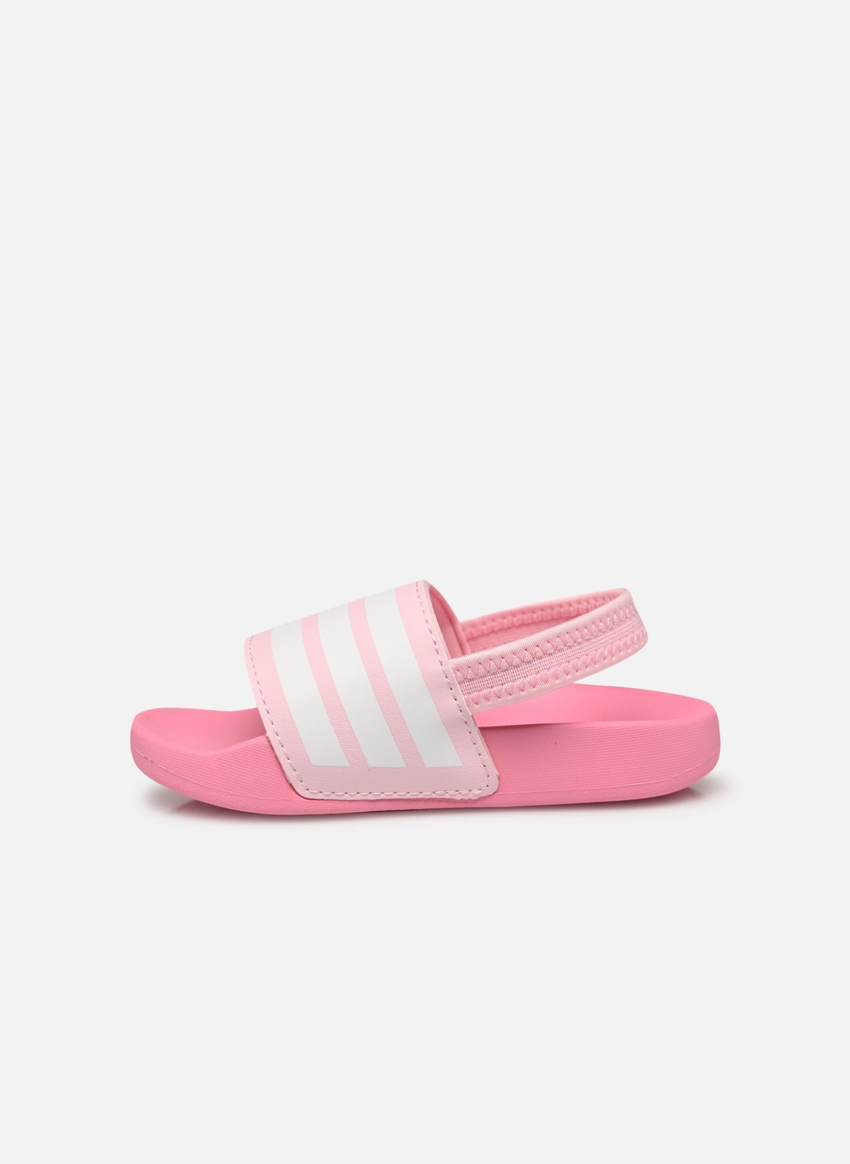 Flip-Flops und Badeschlappen Adilette Estrap I mädchen rosa adidas sportswear Flip-Flops und Badeschlappen Adilette Estrap I mädchen rosa ROSCLA/FTWBLA/ROSBON