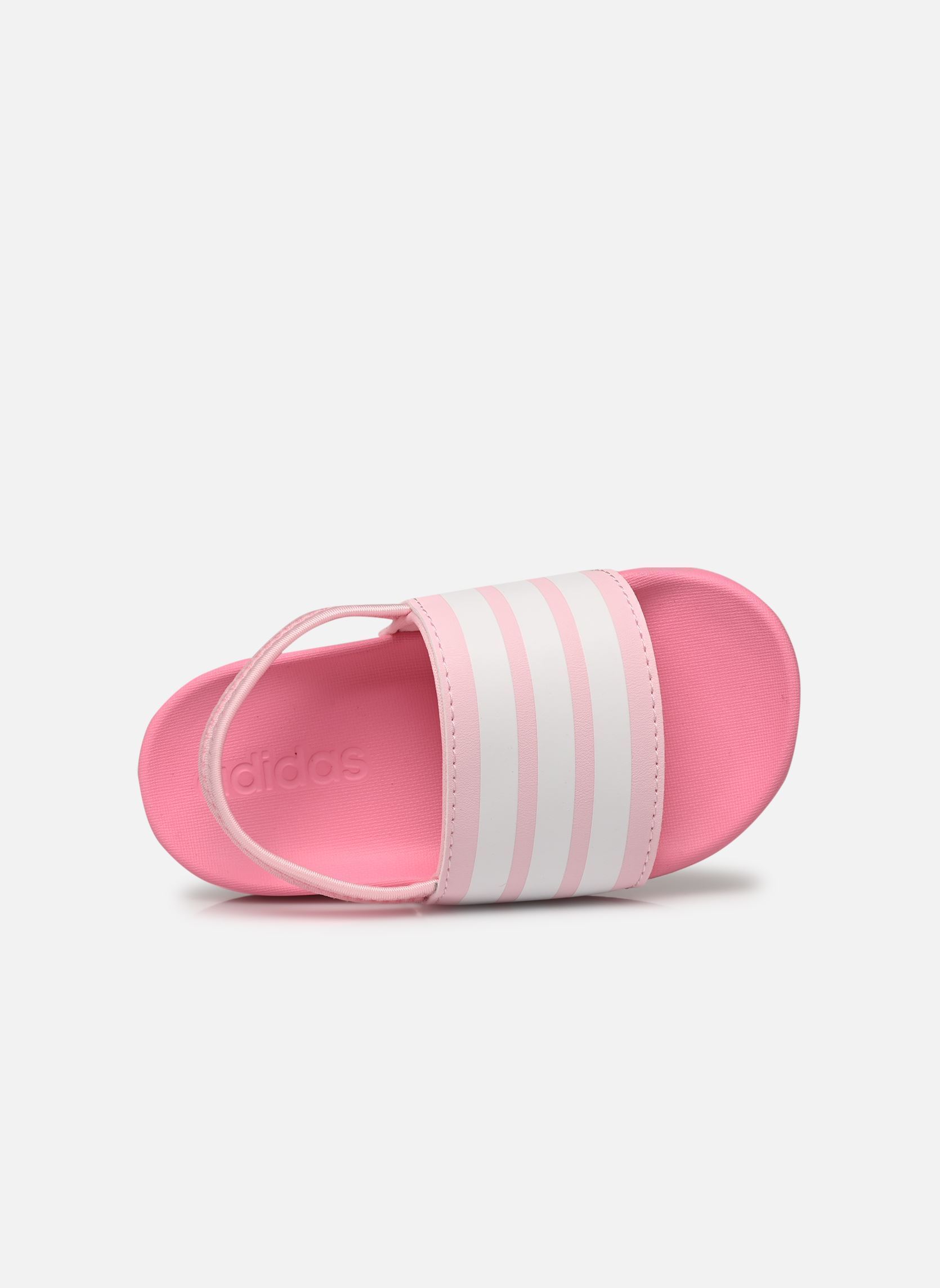 Flip-Flops und Badeschlappen Adilette Estrap I mädchen rosa adidas sportswear Flip-Flops und Badeschlappen Adilette Estrap I mädchen rosa ROSCLA/FTWBLA/ROSBON