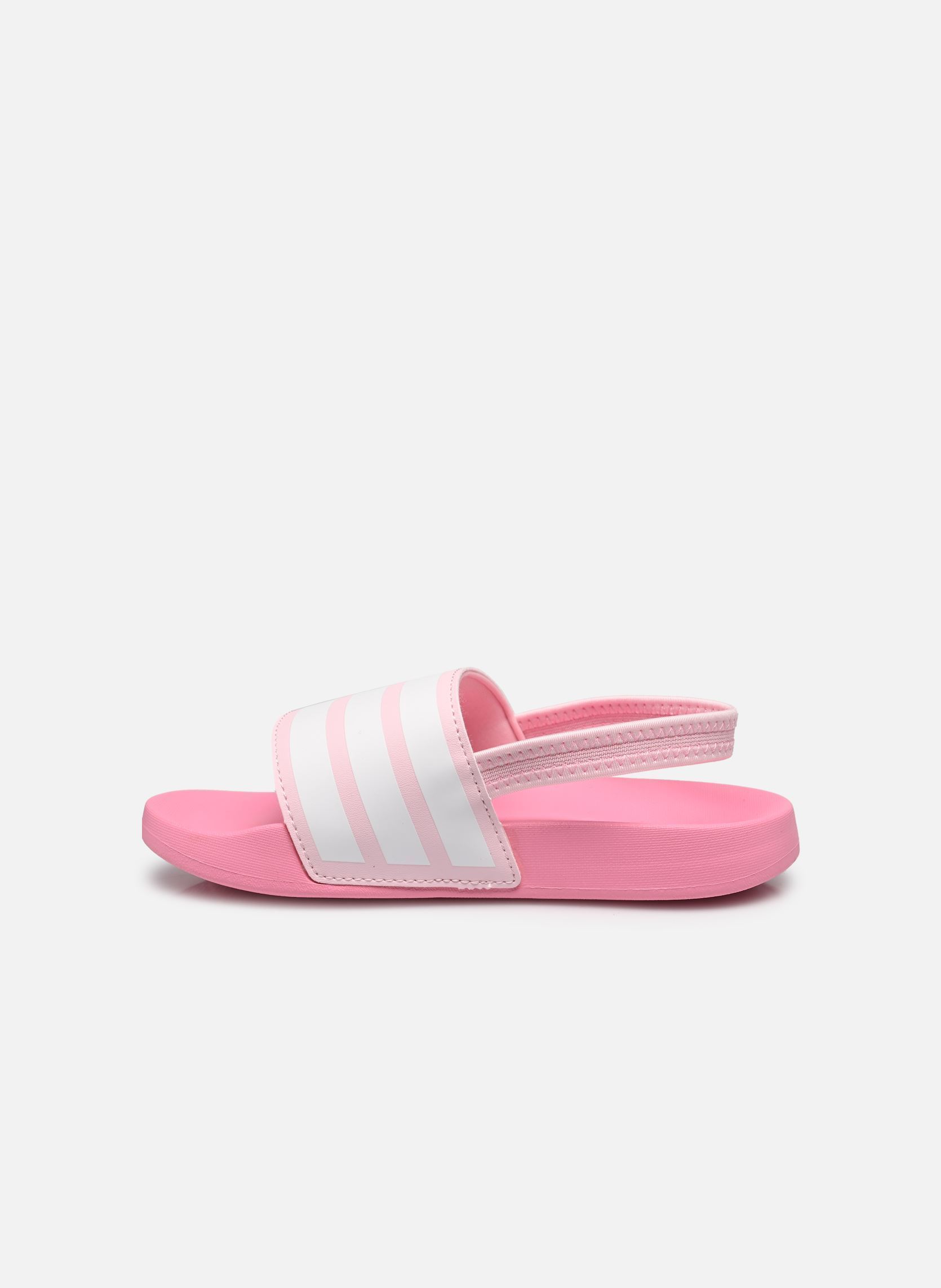 Tongs et sandales de bain Adilette Estrap C fille rose adidas sportswear Tongs et sandales de bain Adilette Estrap C fille rose ROSCLA/FTWBLA/ROSBON