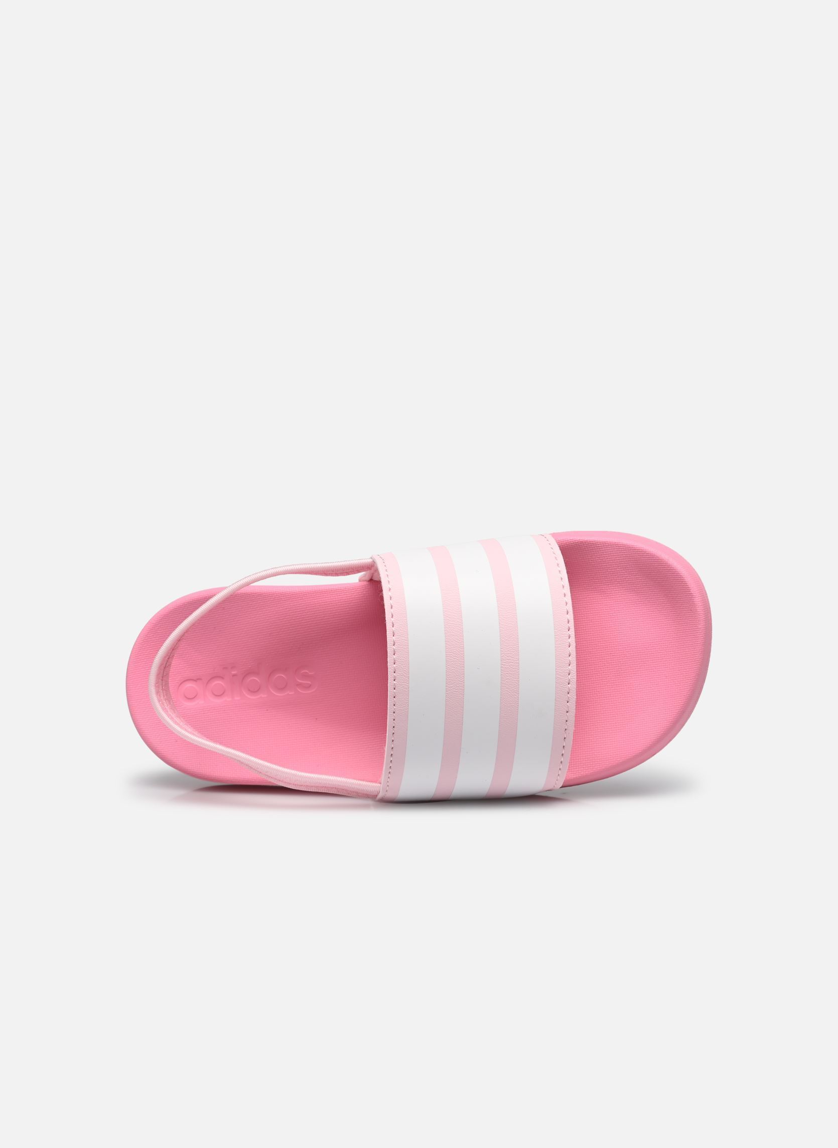 Tongs et sandales de bain Adilette Estrap C fille rose adidas sportswear Tongs et sandales de bain Adilette Estrap C fille rose ROSCLA/FTWBLA/ROSBON