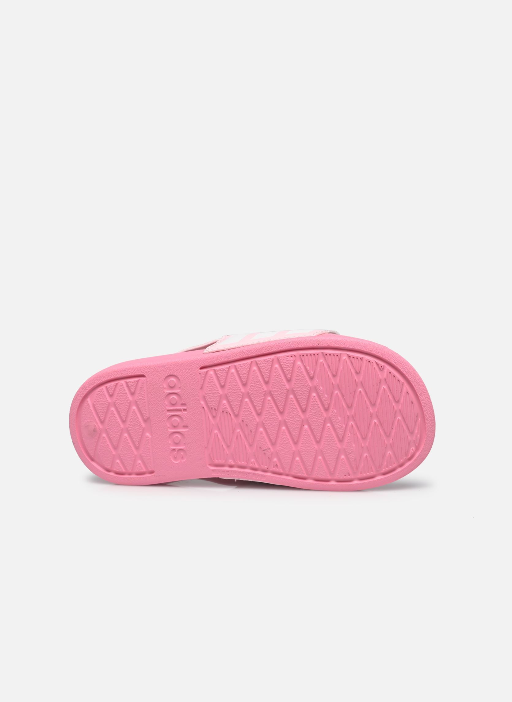 Tongs et sandales de bain Adilette Estrap C fille rose adidas sportswear Tongs et sandales de bain Adilette Estrap C fille rose ROSCLA/FTWBLA/ROSBON