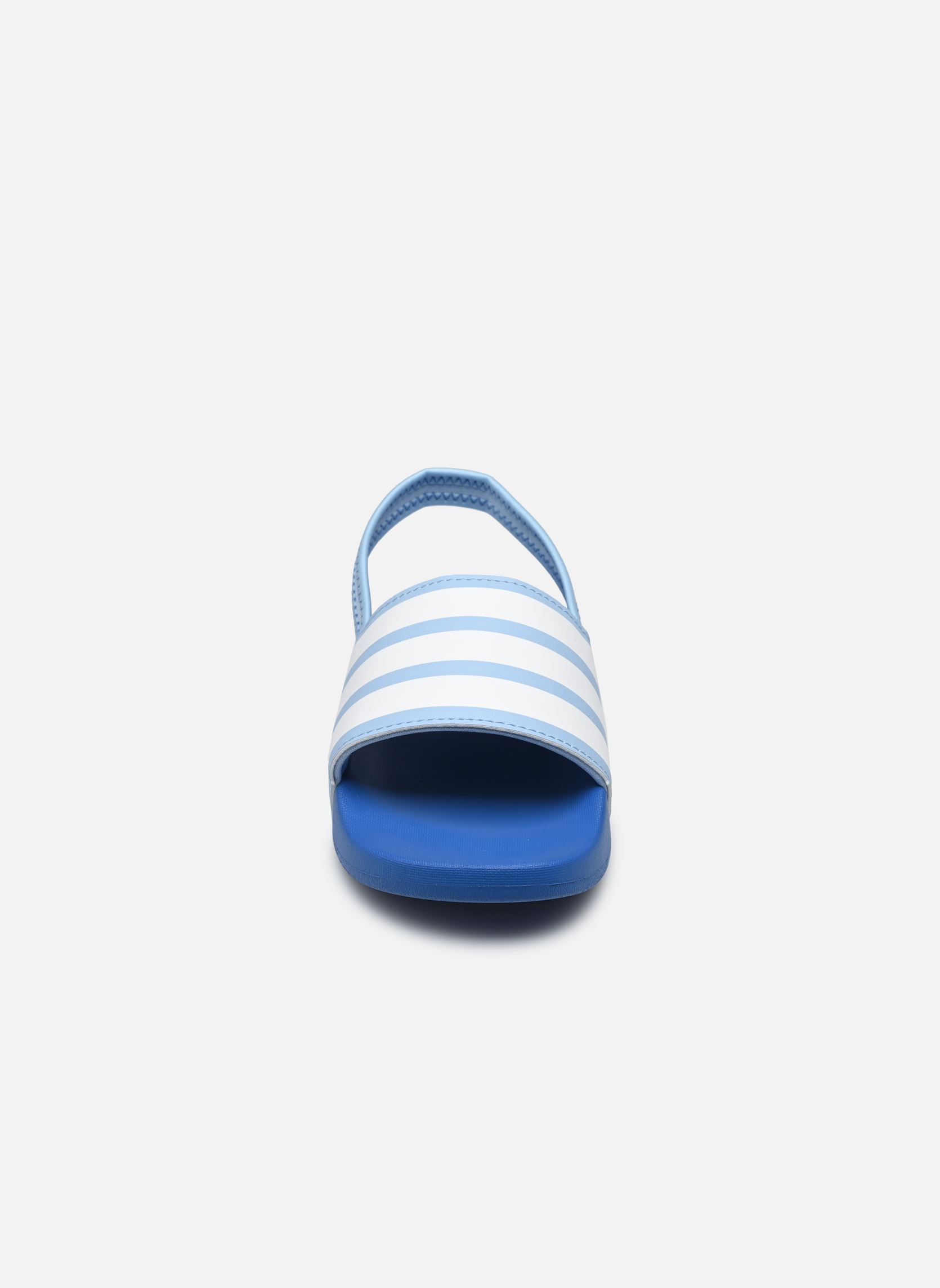 Flip-Flops und Badeschlappen Adilette Estrap C blau adidas sportswear Flip-Flops und Badeschlappen Adilette Estrap C blau BLCICL/FTWBLA/BLROVI