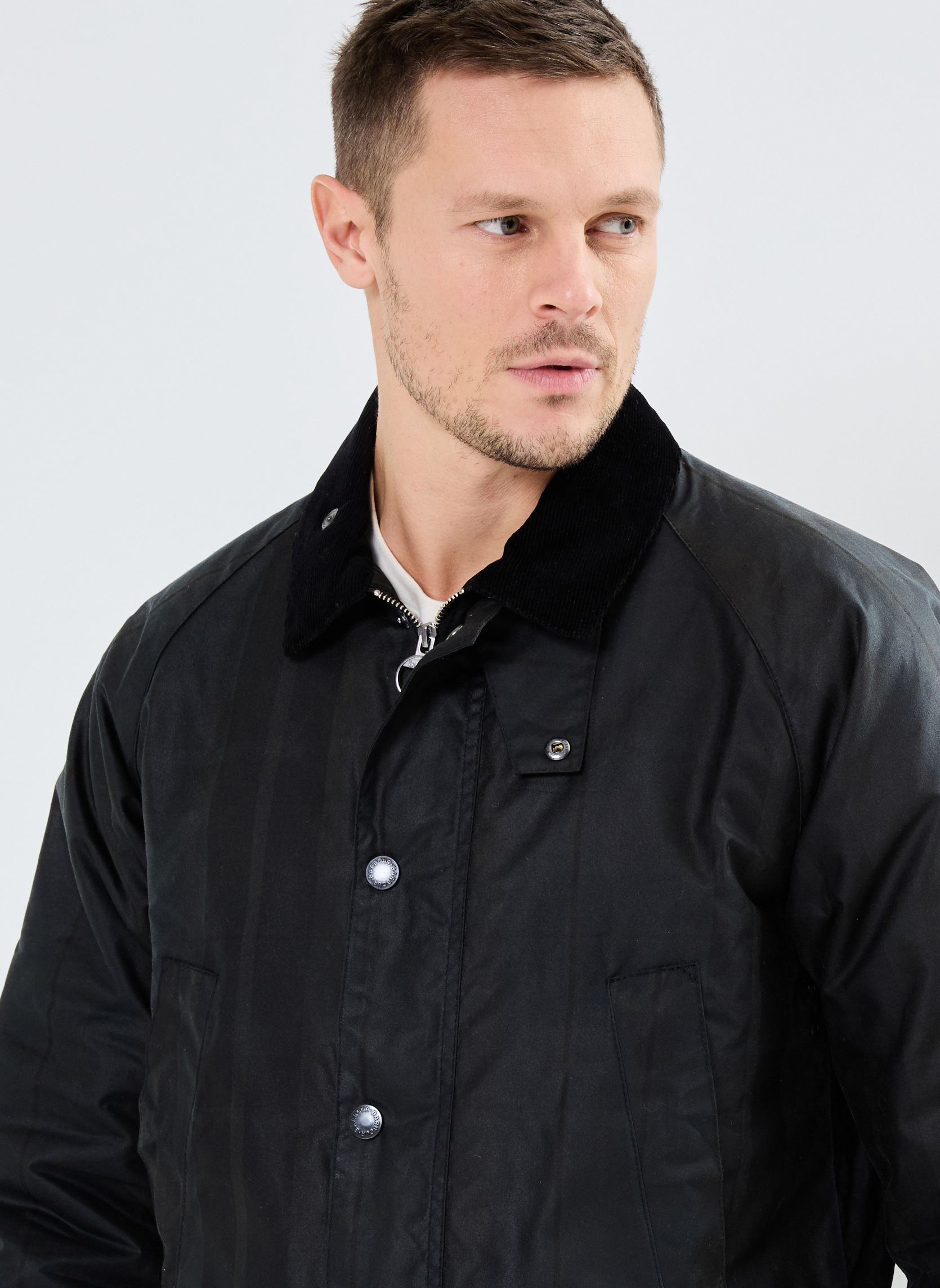 Parkas MODERN CHECK BADALE WAX JACKET herren schwarz Barbour Parkas MODERN CHECK BADALE WAX JACKET herren schwarz DUNDEE TARTAN