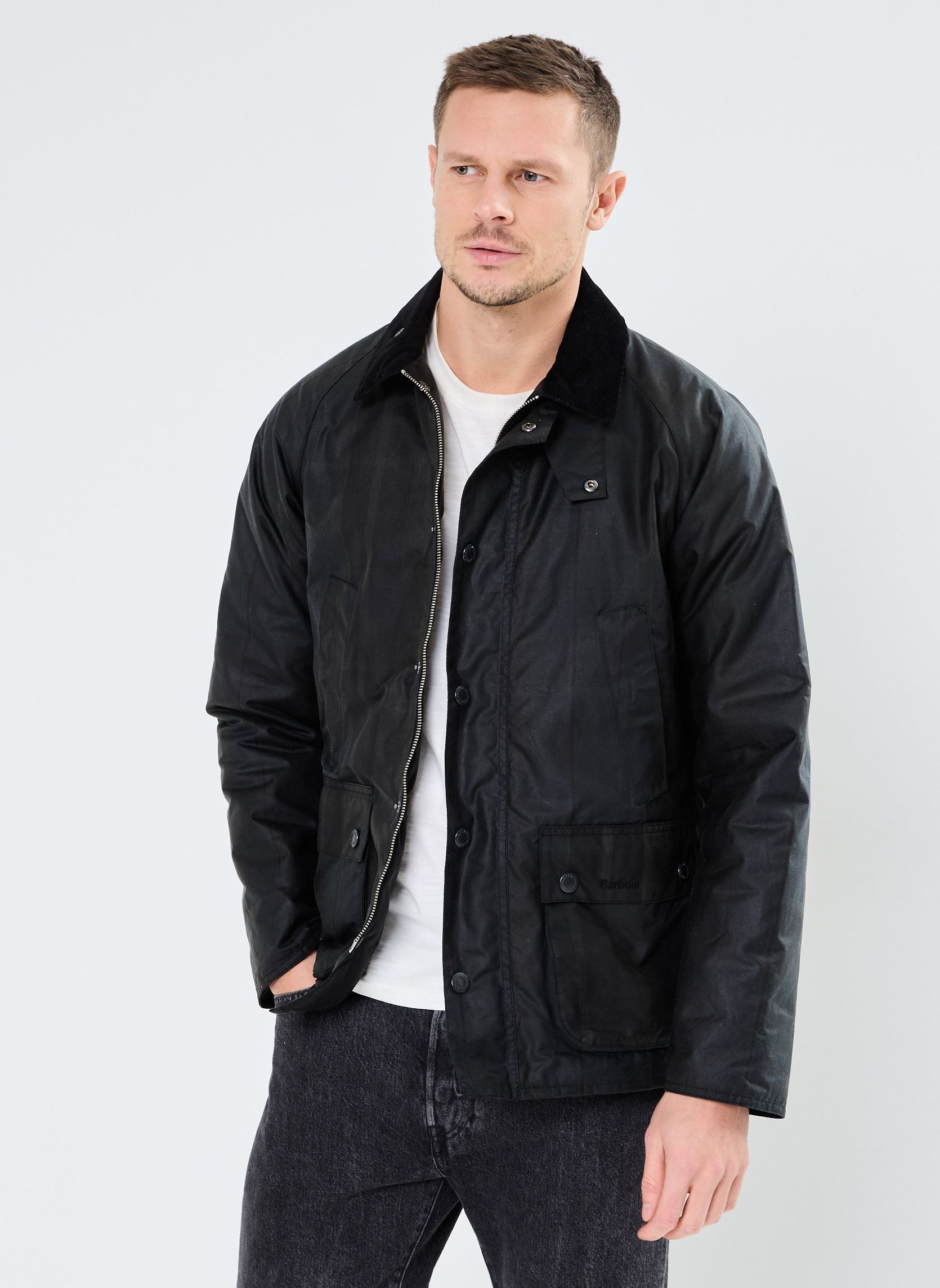 Parkas MODERN CHECK BADALE WAX JACKET herren schwarz Barbour Parkas MODERN CHECK BADALE WAX JACKET herren schwarz DUNDEE TARTAN