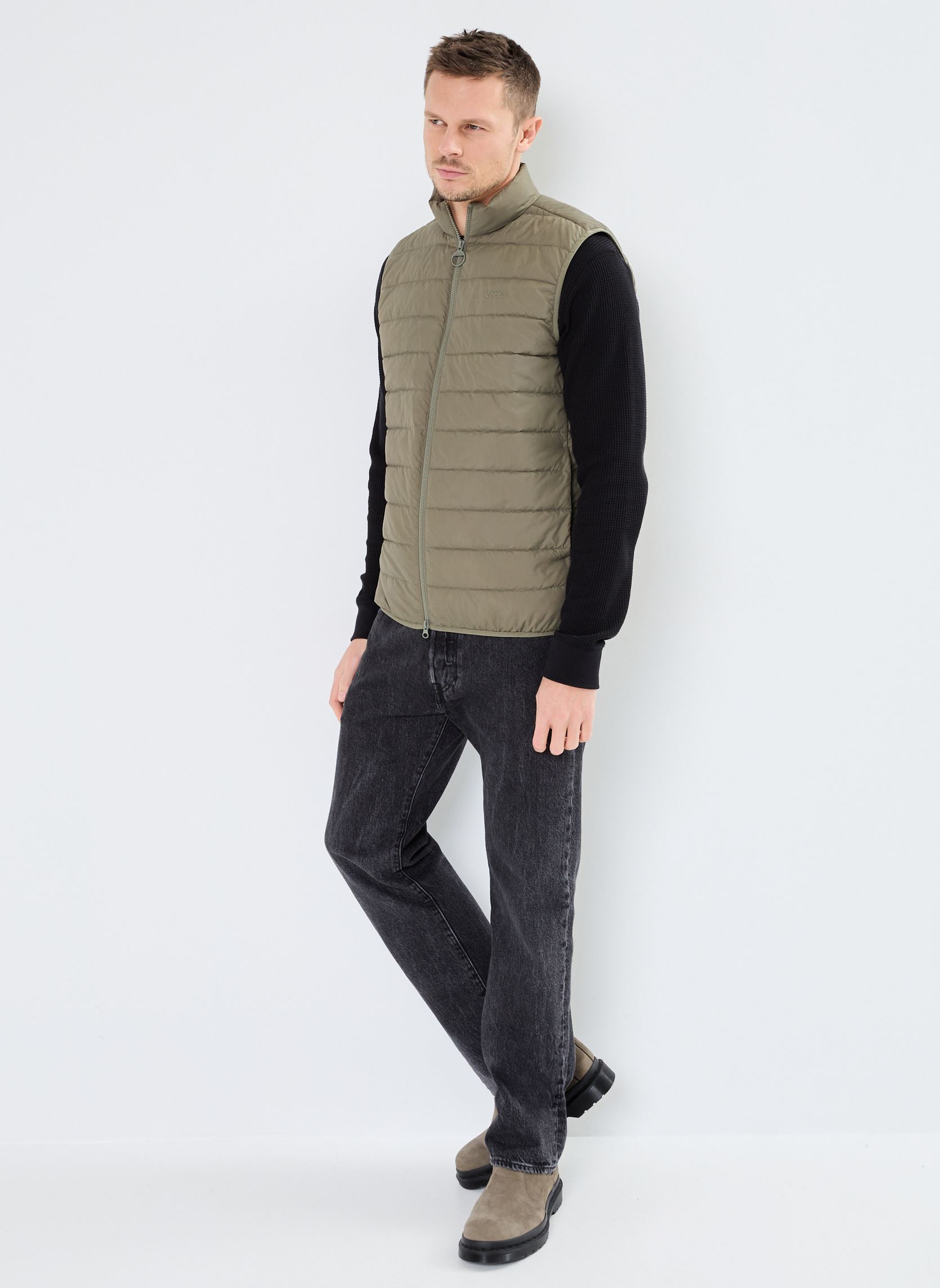 Gilets bradbury puffer gilet homme vert Barbour Gilets bradbury puffer gilet homme vert GREEN SLATE