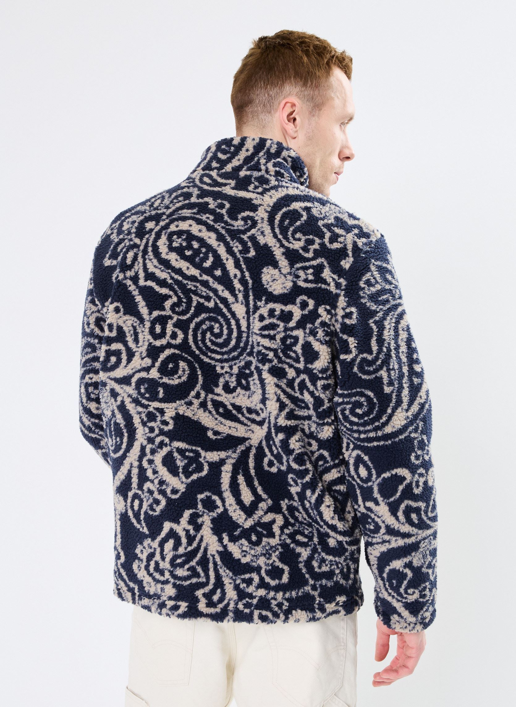 Pulls polaires fergus half zip fleece homme multicolore Barbour Pulls polaires fergus half zip fleece homme multicolore NAVY