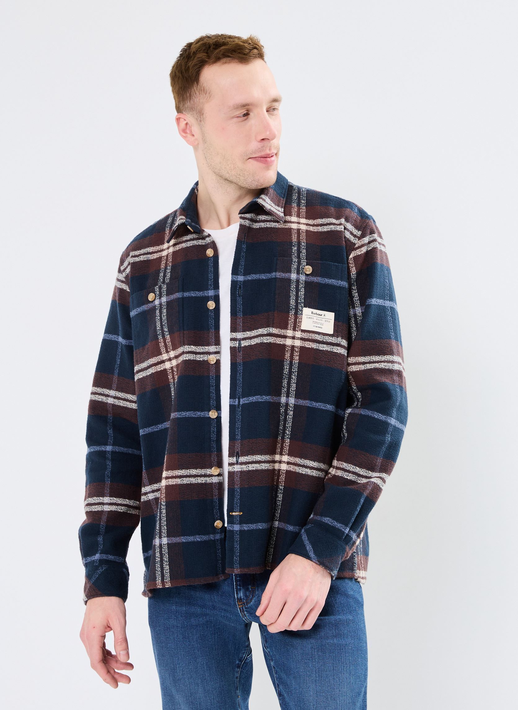 Hemden coldfall relaxed fit checked shirt herren mehrfarbig Barbour Hemden coldfall relaxed fit checked shirt herren mehrfarbig NAVY