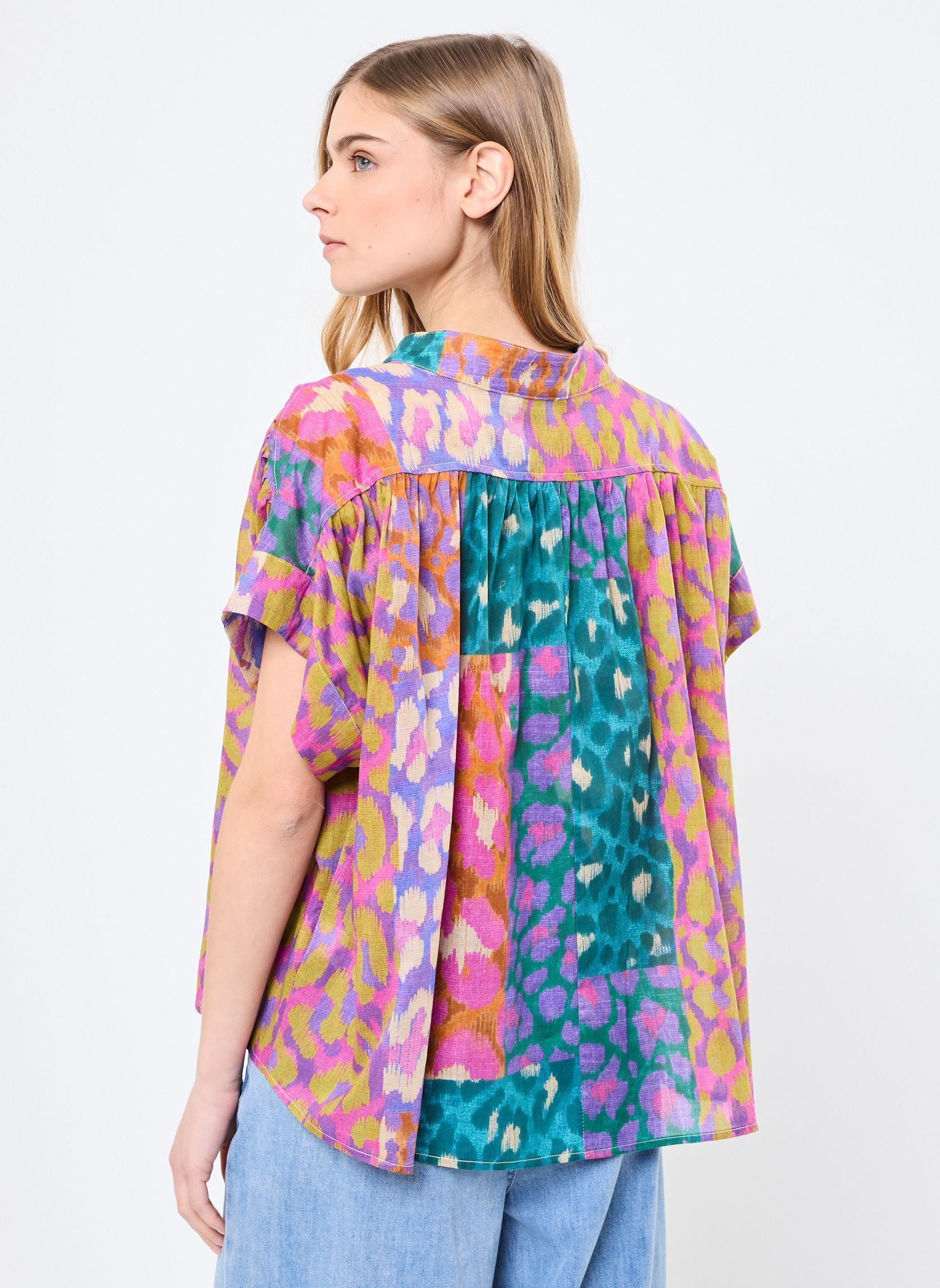Kurzarm-Hemden Nah damen mehrfarbig Orféo Kurzarm-Hemden Nah damen mehrfarbig Savana
