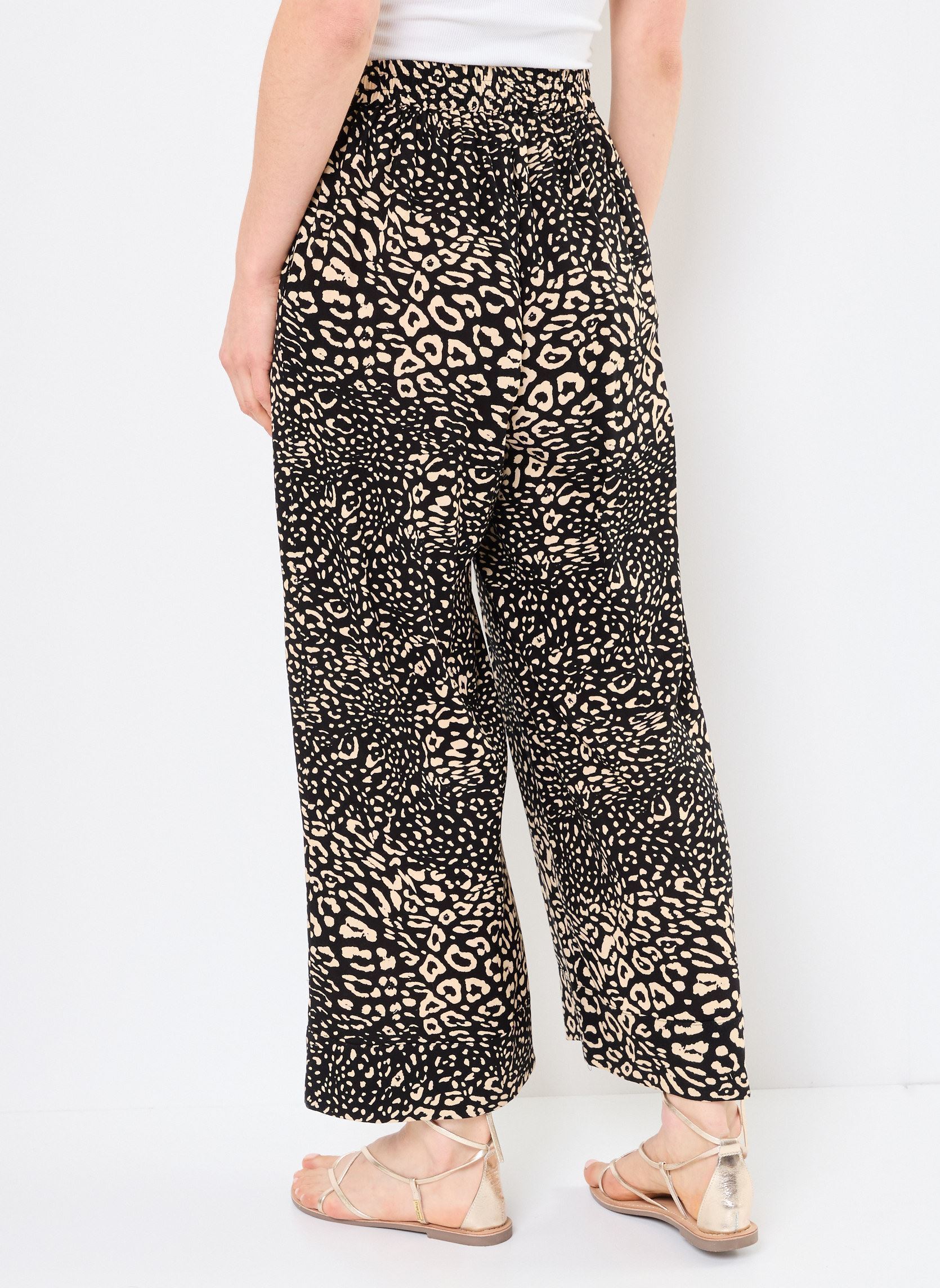 Pantalons larges Nolla femme noir Orféo Pantalons larges Nolla femme noir Leopard