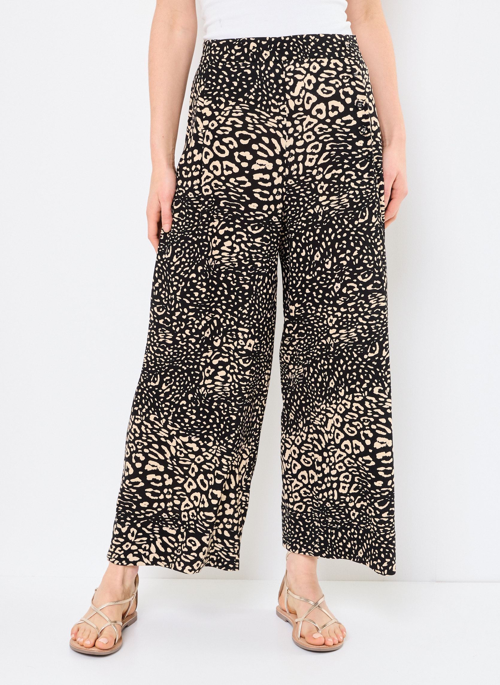 Pantalons larges Nolla femme noir Orféo Pantalons larges Nolla femme noir Leopard