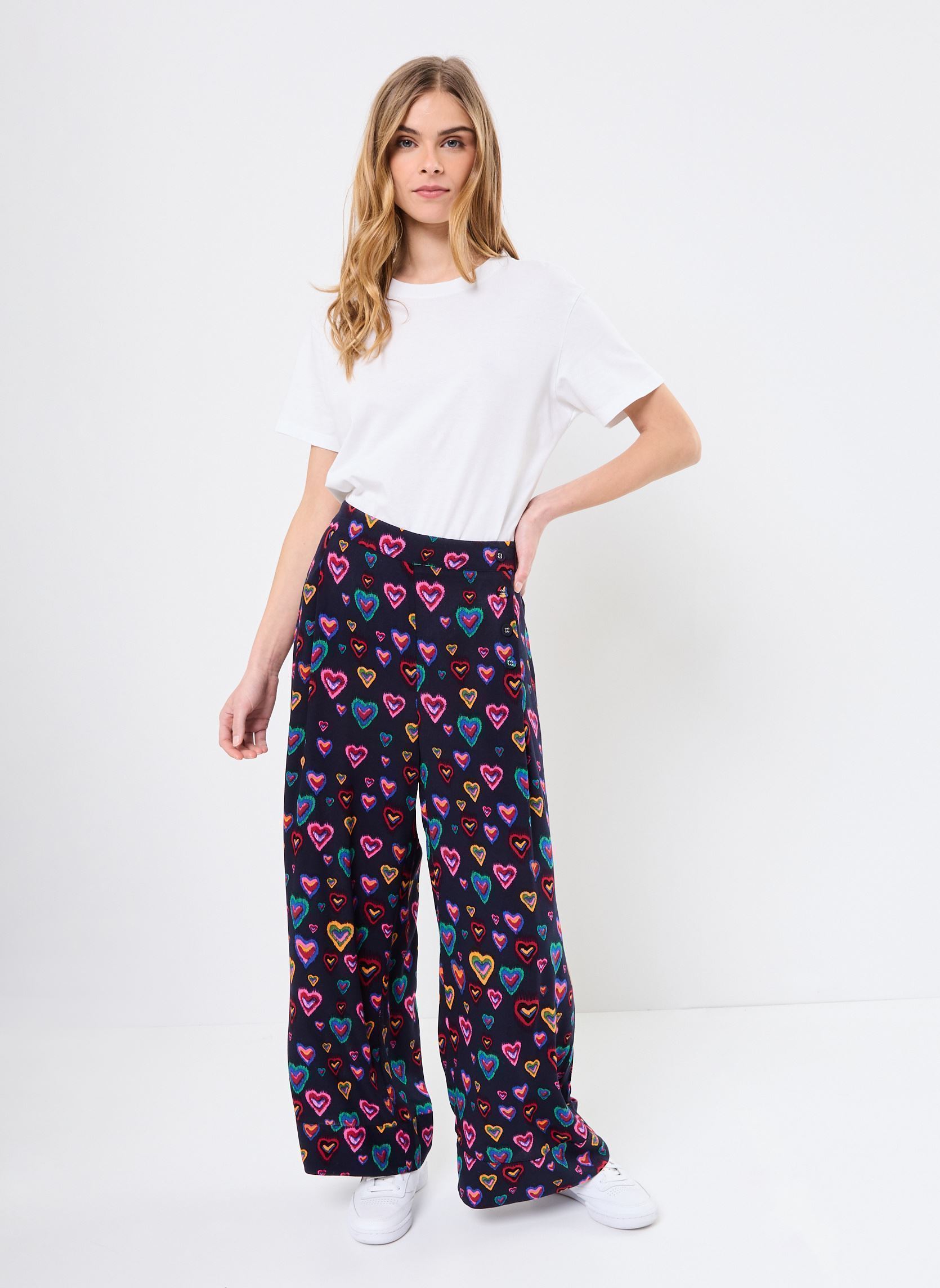 Weite Hosen Nolla damen blau Orféo Weite Hosen Nolla damen blau Lovely Navy