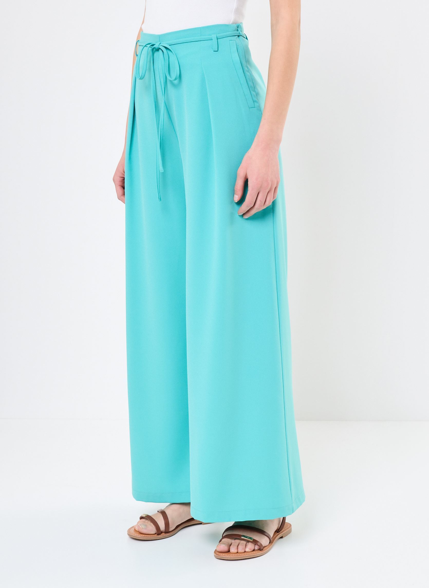 Pantalons larges Ebene femme bleu Orféo Pantalons larges Ebene femme bleu Aqua