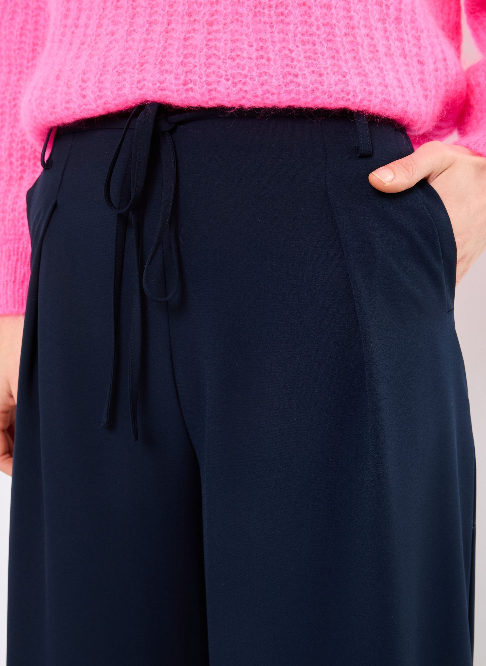 Wijde broeken Ebene dames blauw Orféo Wijde broeken Ebene dames blauw Navy