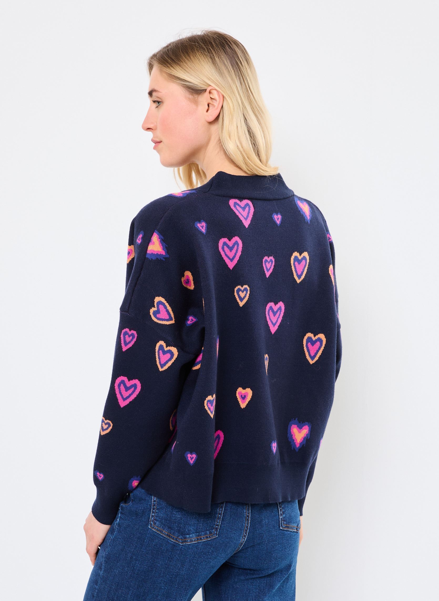 Vesten Kamil dames blauw Orféo Vesten Kamil dames blauw LOVELY NAVY