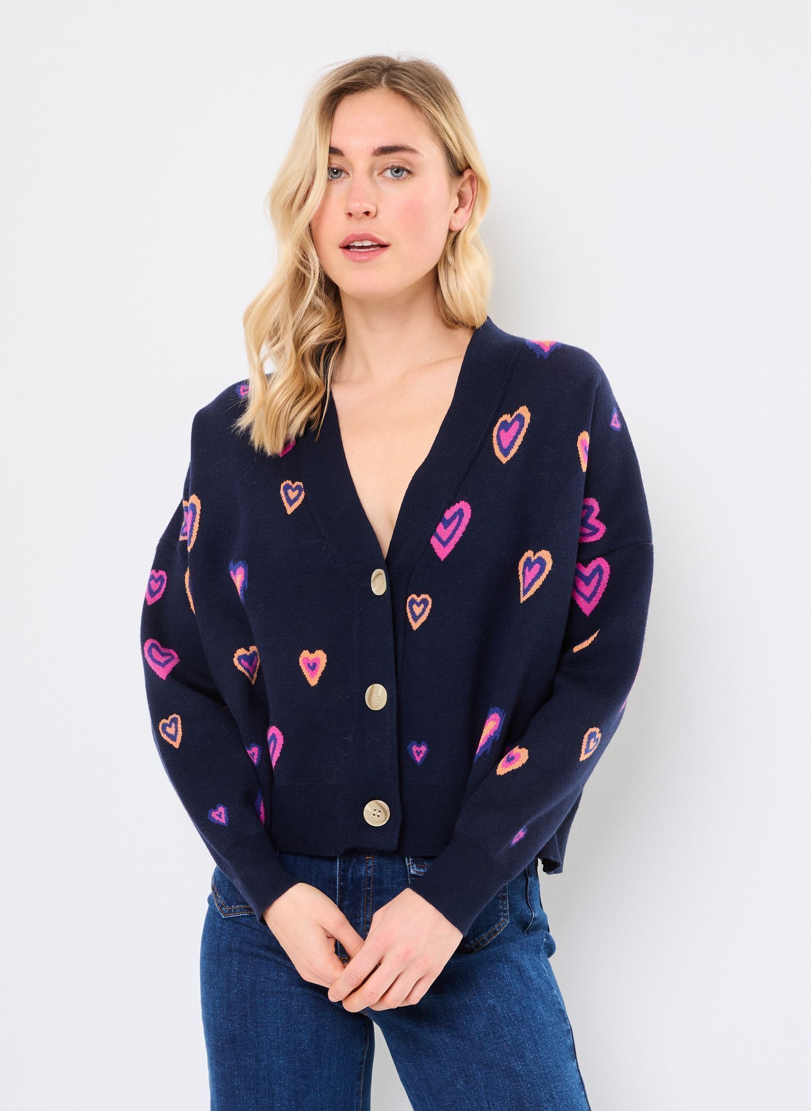 Vesten Kamil dames blauw Orféo Vesten Kamil dames blauw LOVELY NAVY