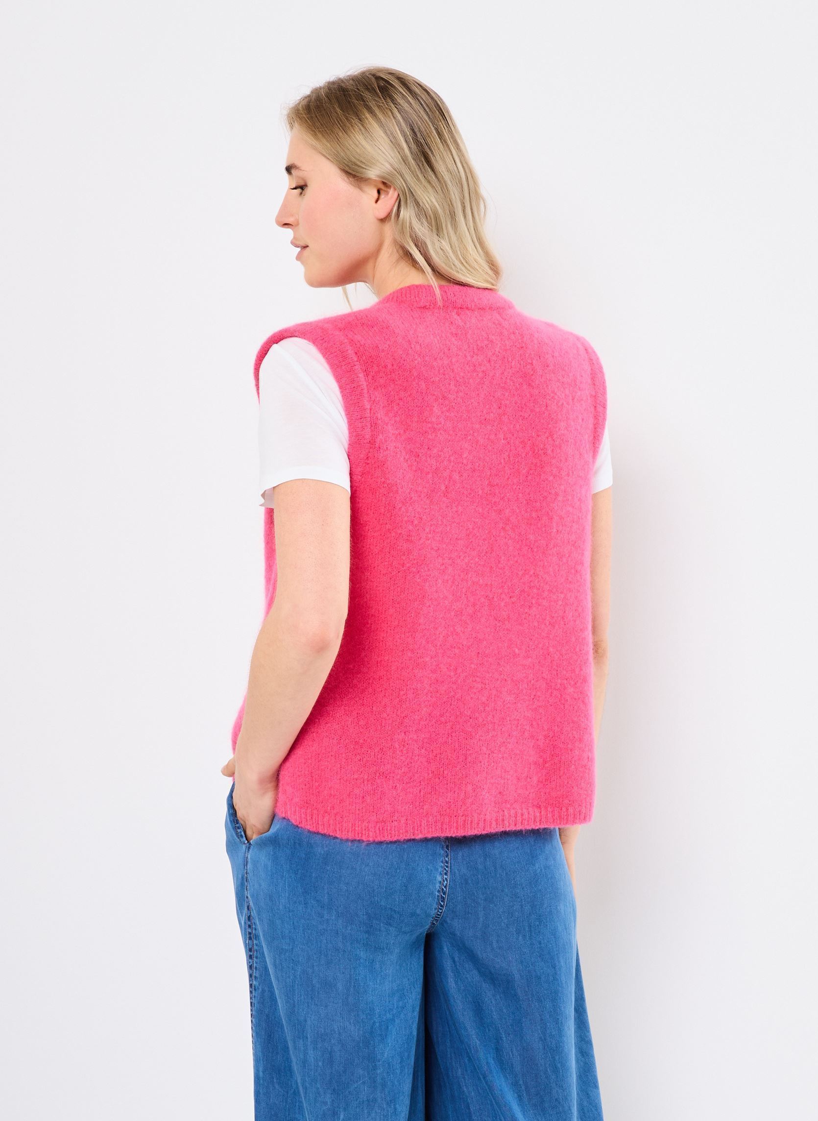Vesten Phyllis dames roze Orféo Vesten Phyllis dames roze Framboise