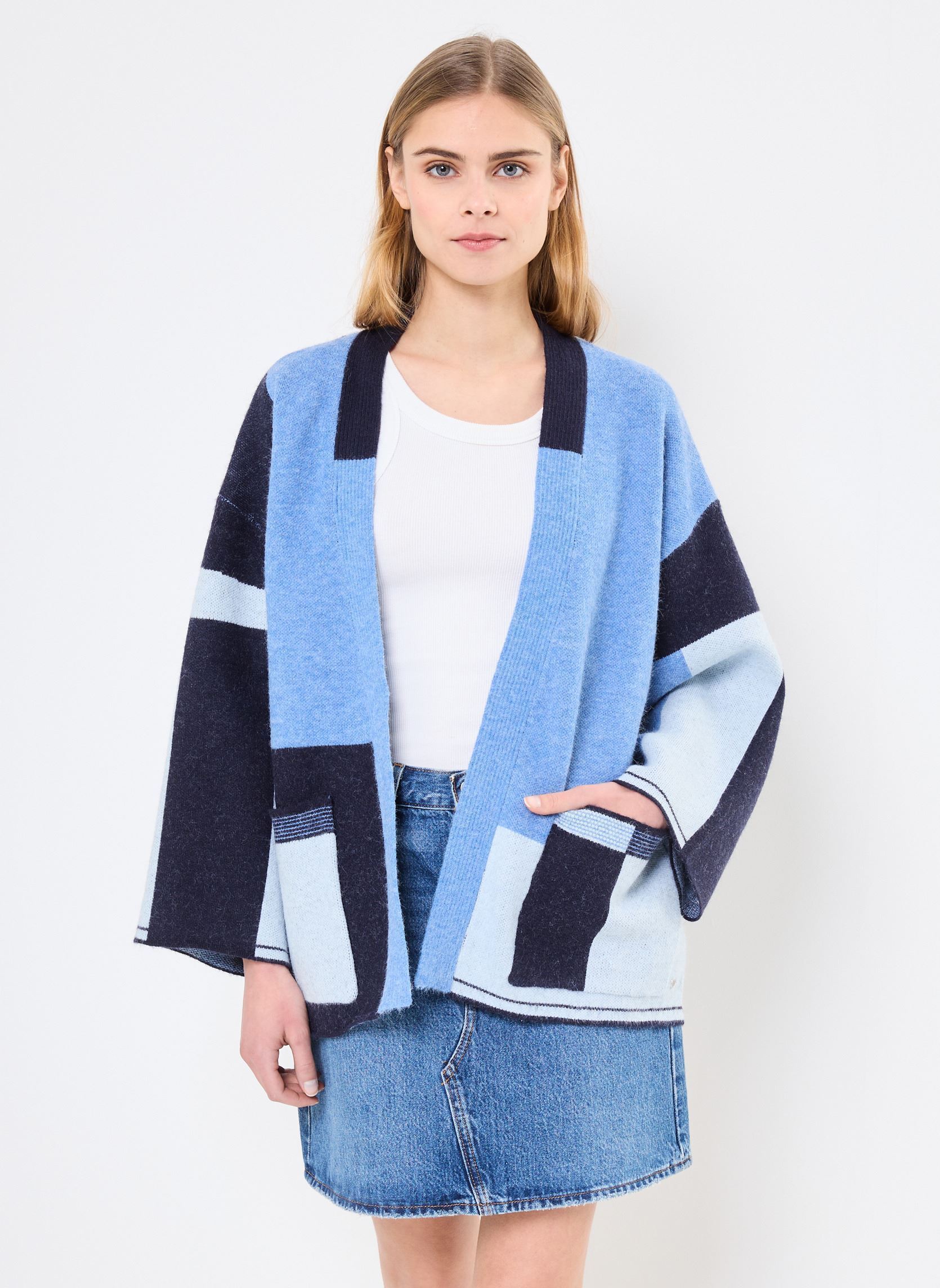 Vesten Charlyne dames blauw Orféo Vesten Charlyne dames blauw Bleu