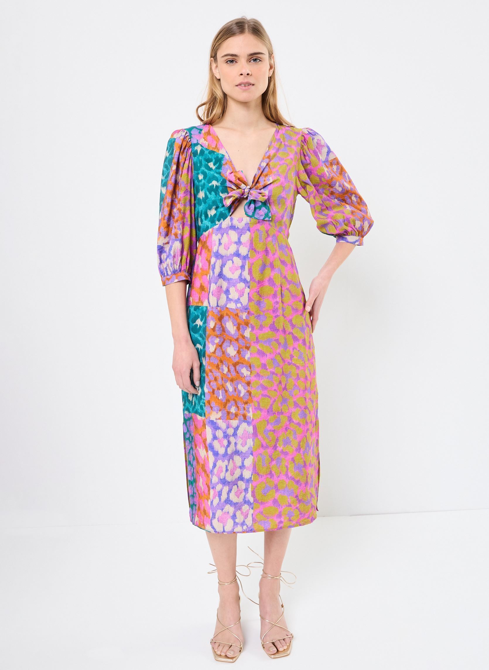 Robes Lemma femme multicolore Orféo Robes Lemma femme multicolore Savana