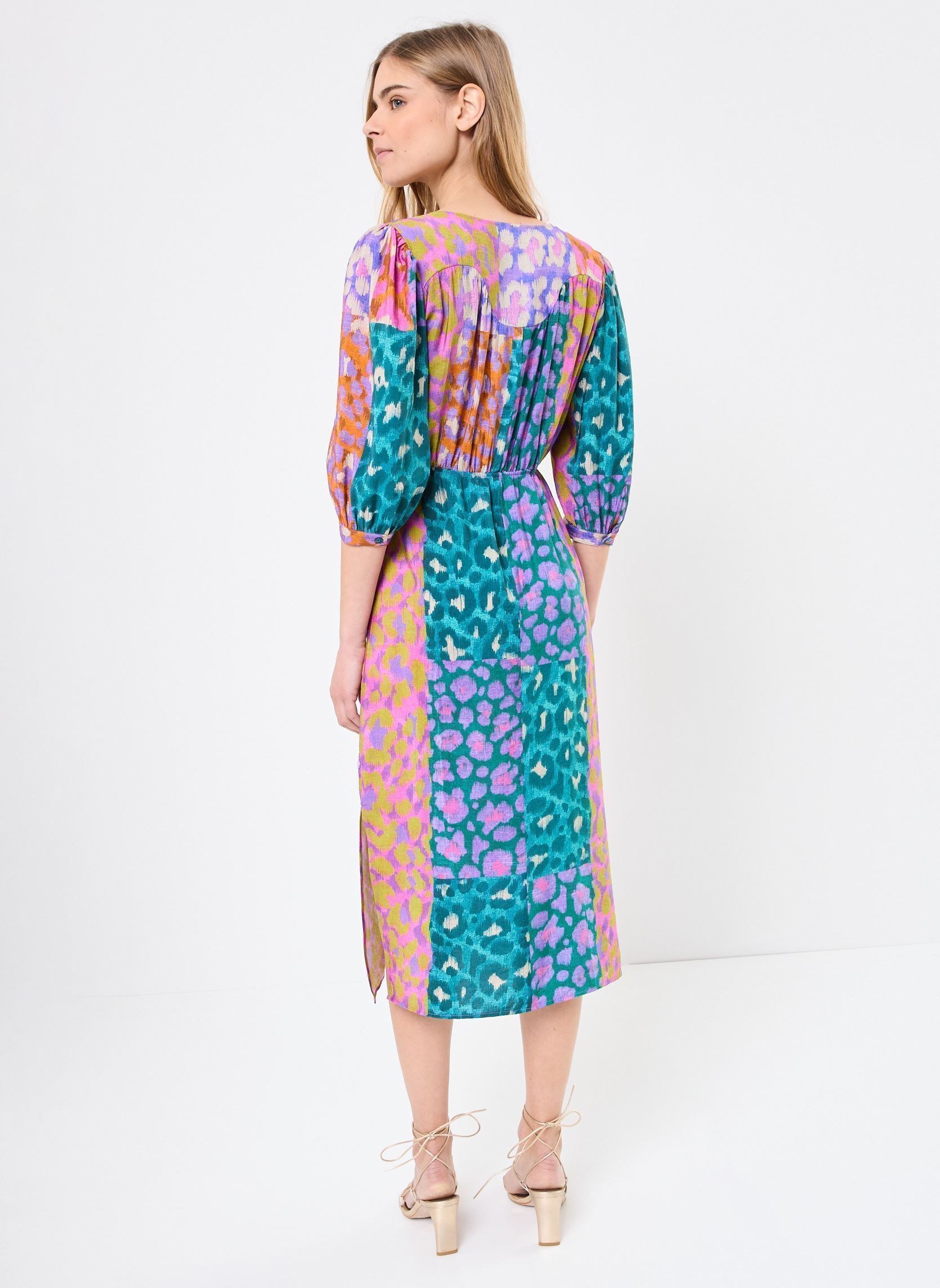 Robes Lemma femme multicolore Orféo Robes Lemma femme multicolore Savana