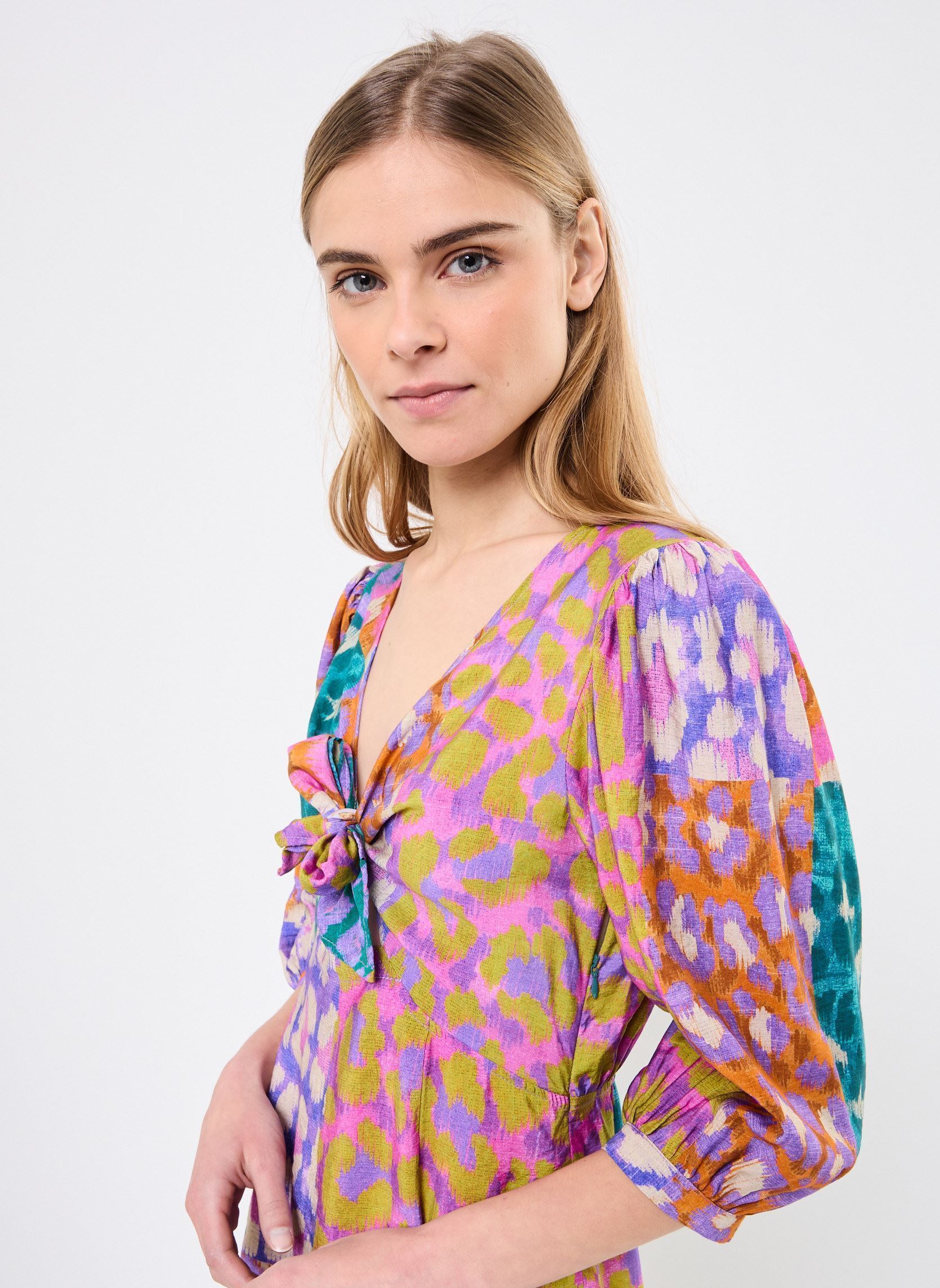Robes Lemma femme multicolore Orféo Robes Lemma femme multicolore Savana
