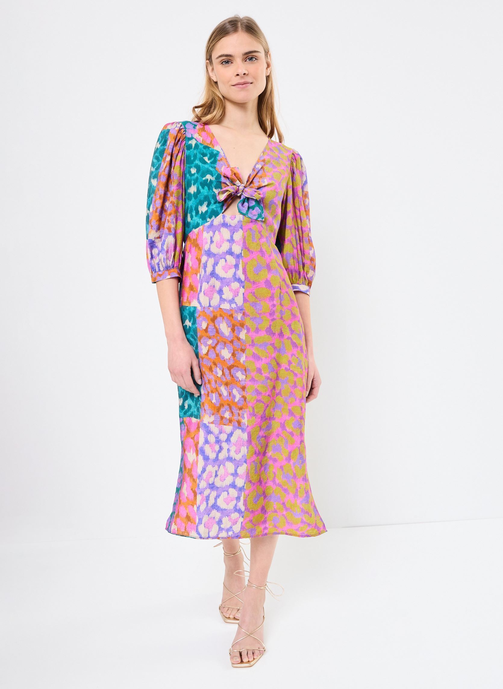 Robes Lemma femme multicolore Orféo Robes Lemma femme multicolore Savana