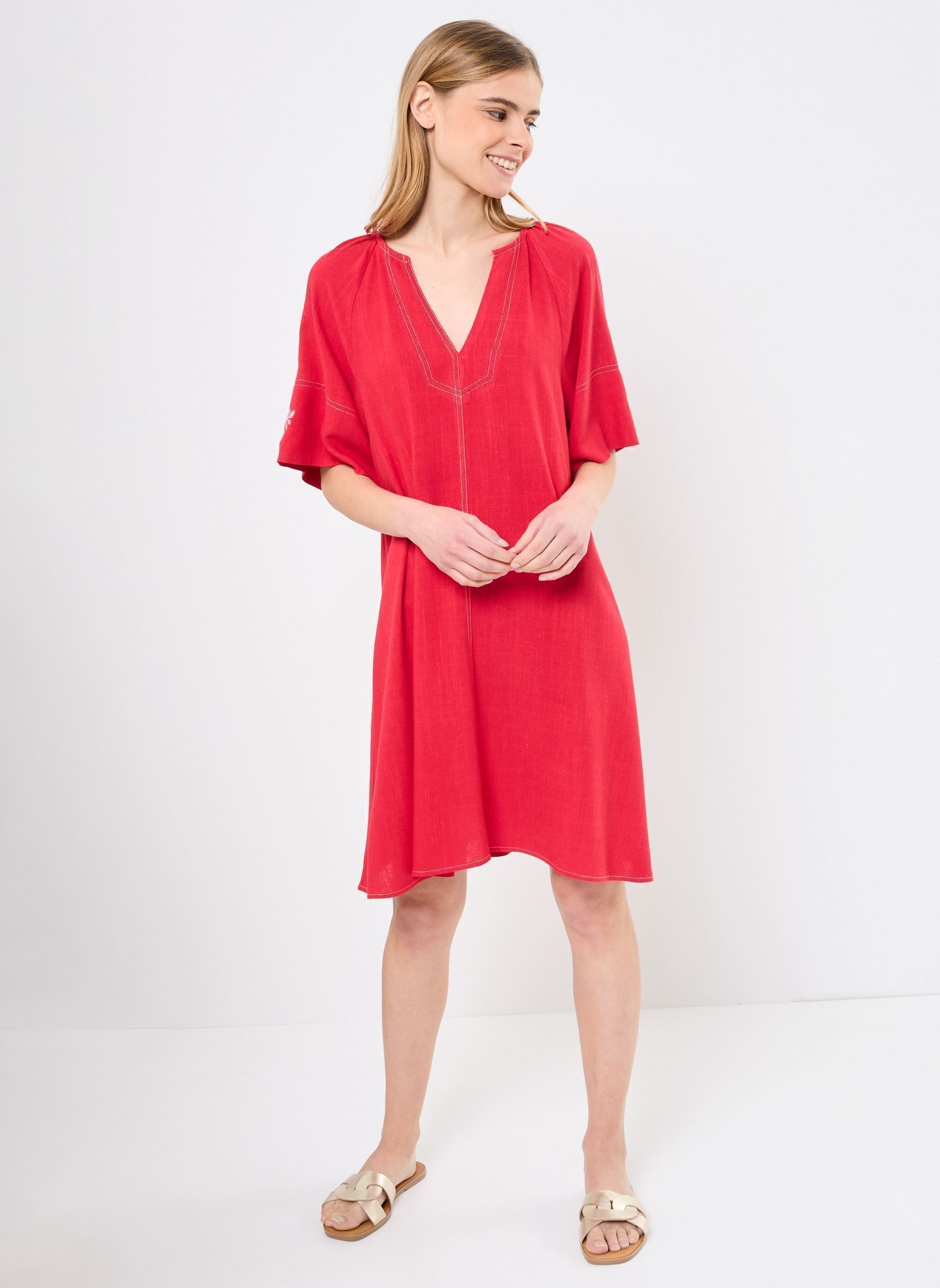 Kleider Sannie damen rot Orféo Kleider Sannie damen rot Rouge