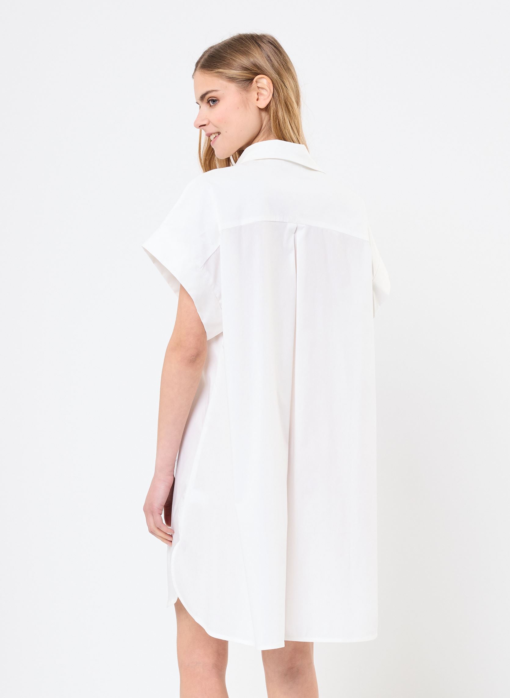 Robes Noelise femme blanc Orféo Robes Noelise femme blanc BLANC