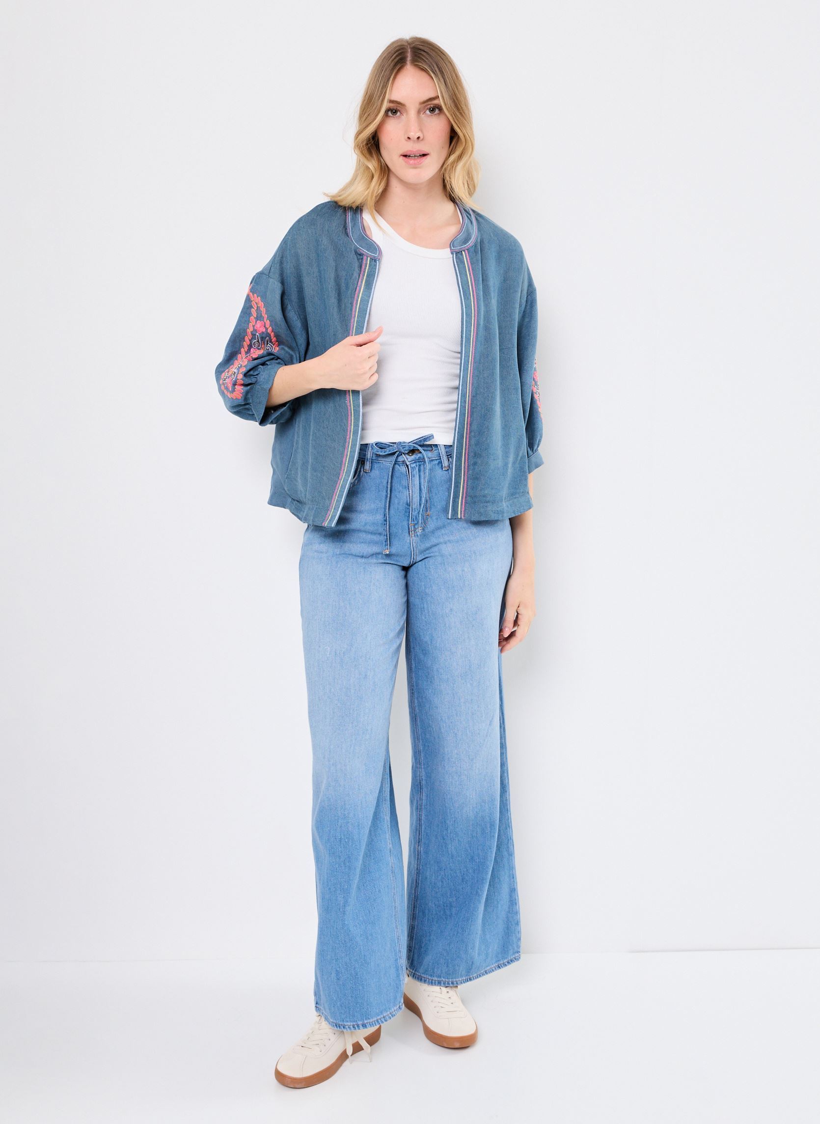 Jassen Jennat dames blauw Orféo Jassen Jennat dames blauw DENIM