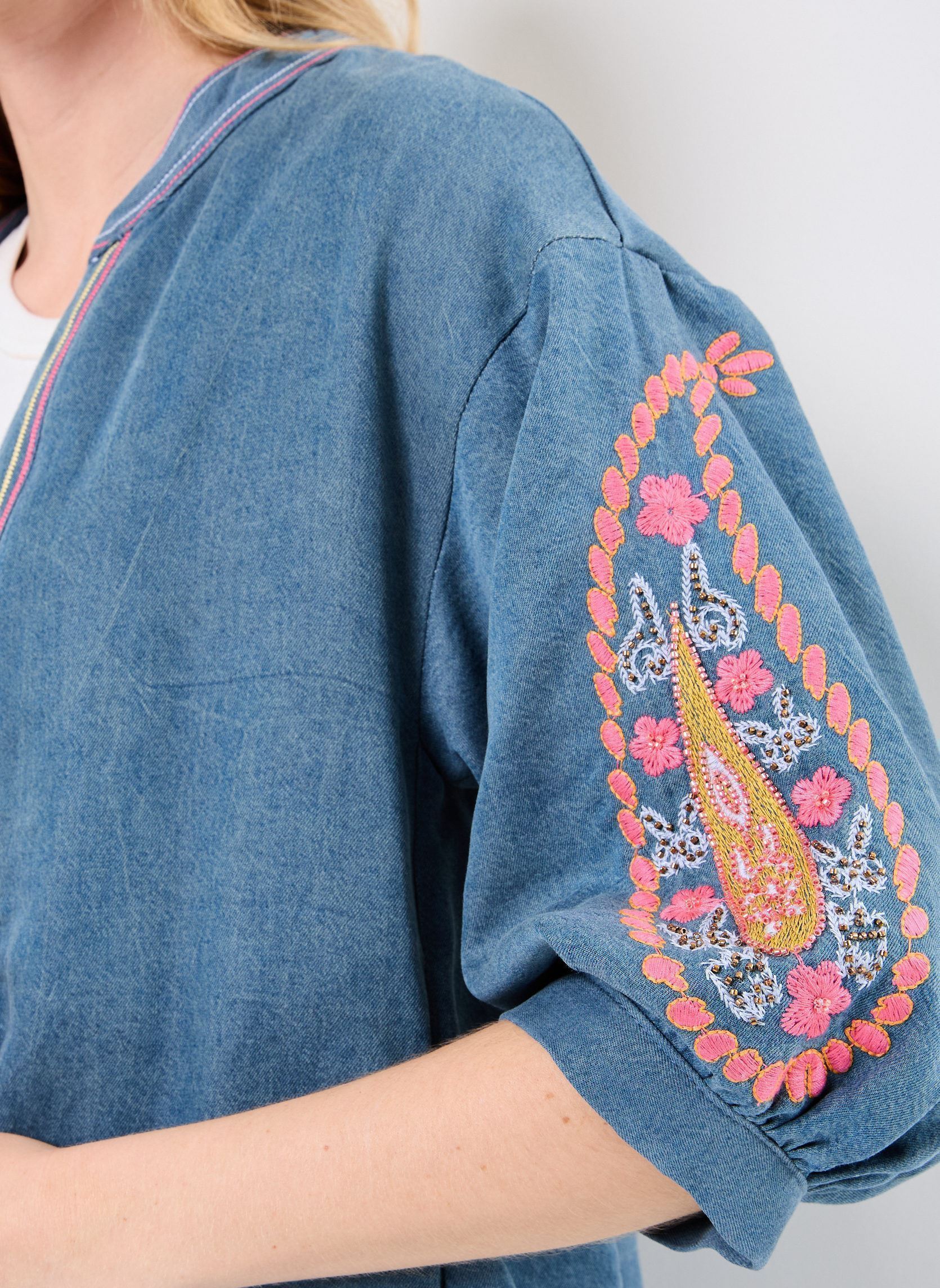 Jassen Jennat dames blauw Orféo Jassen Jennat dames blauw DENIM