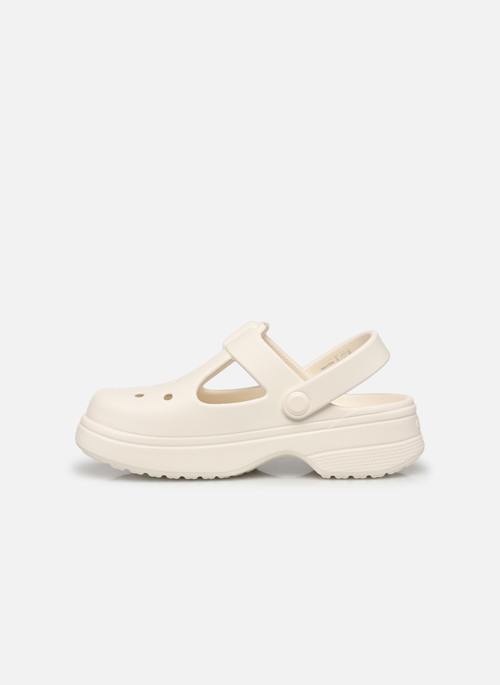 Ciabattine e Sabots Classic Mary Jane Clog K bambina bianco Crocs Ciabattine e Sabots Classic Mary Jane Clog K bambina bianco CHALK