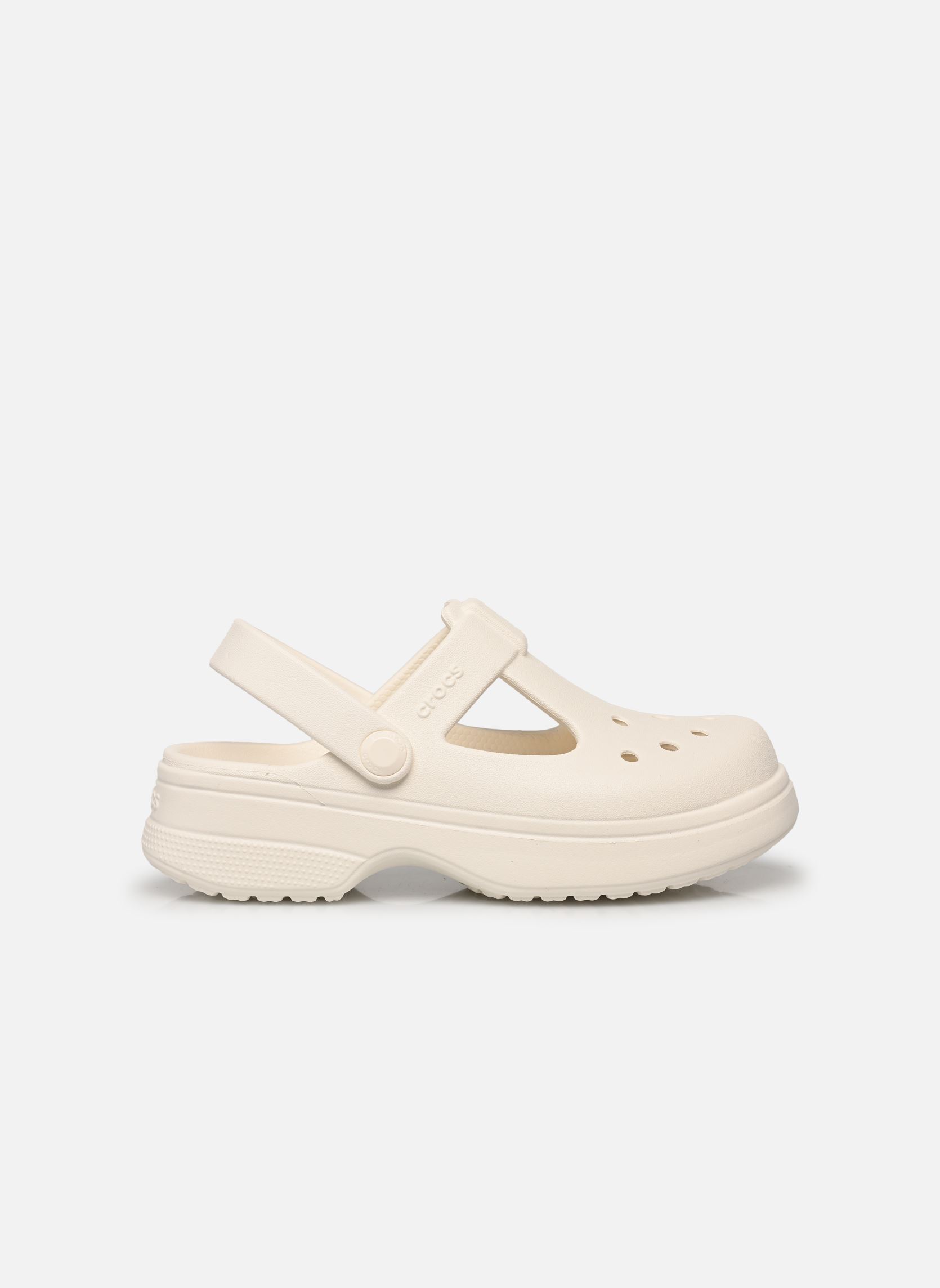 Ciabattine e Sabots Classic Mary Jane Clog K bambina bianco Crocs Ciabattine e Sabots Classic Mary Jane Clog K bambina bianco CHALK