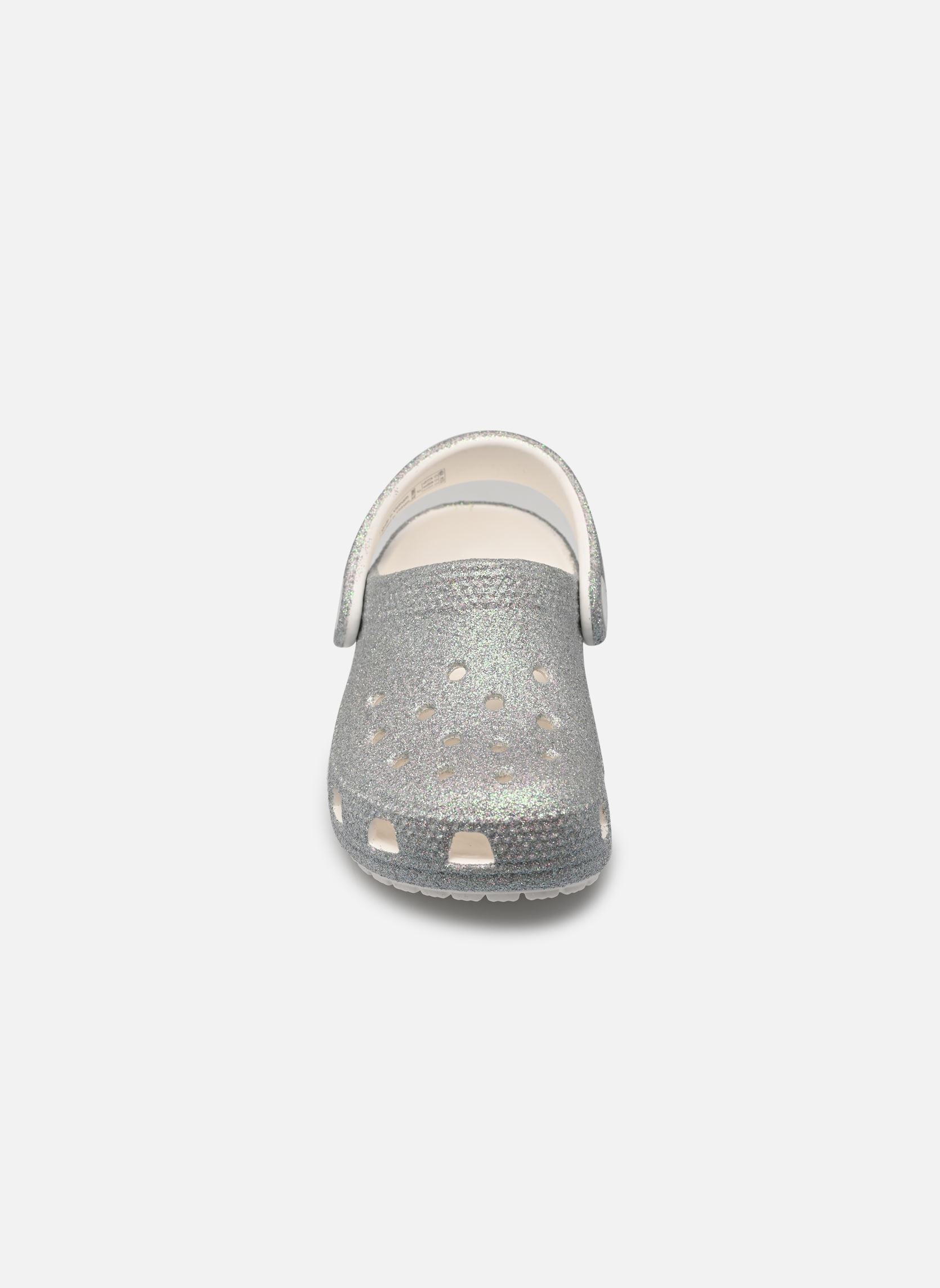 Mules et sabots Classic Iridescent Glitter Cg K blanc Crocs Mules et sabots Classic Iridescent Glitter Cg K blanc White