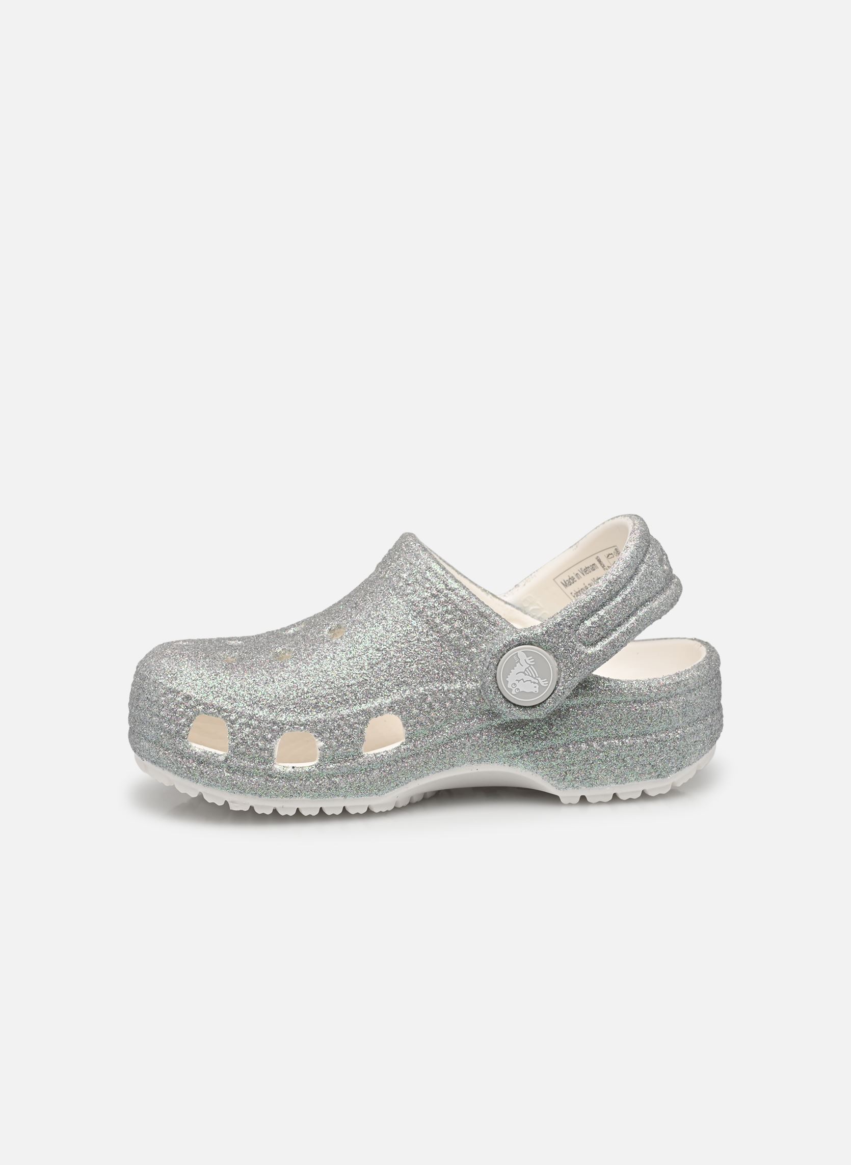 Mules et sabots Classic Iridescent Glitter Cg K blanc Crocs Mules et sabots Classic Iridescent Glitter Cg K blanc White