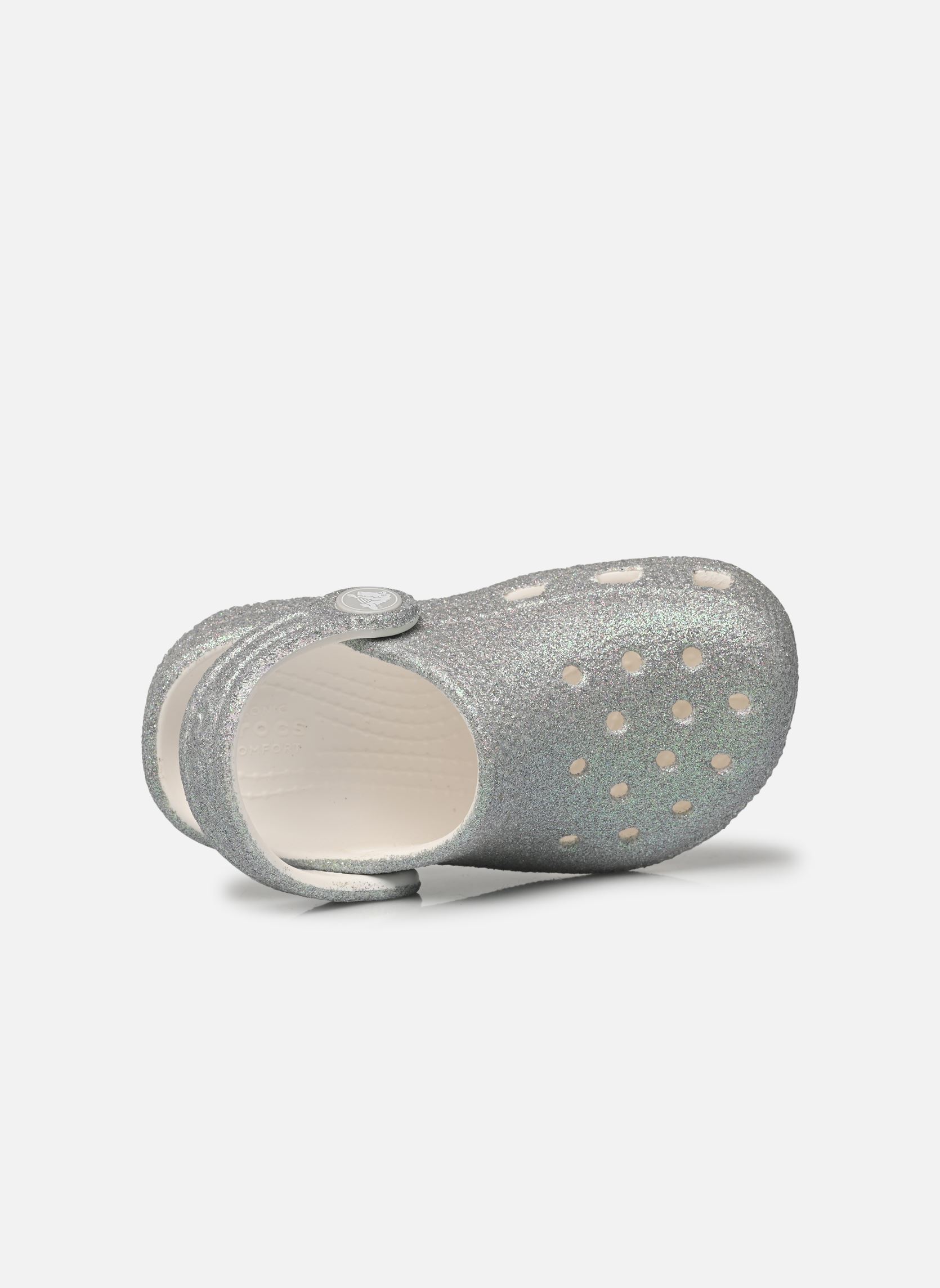 Mules et sabots Classic Iridescent Glitter Cg K blanc Crocs Mules et sabots Classic Iridescent Glitter Cg K blanc White