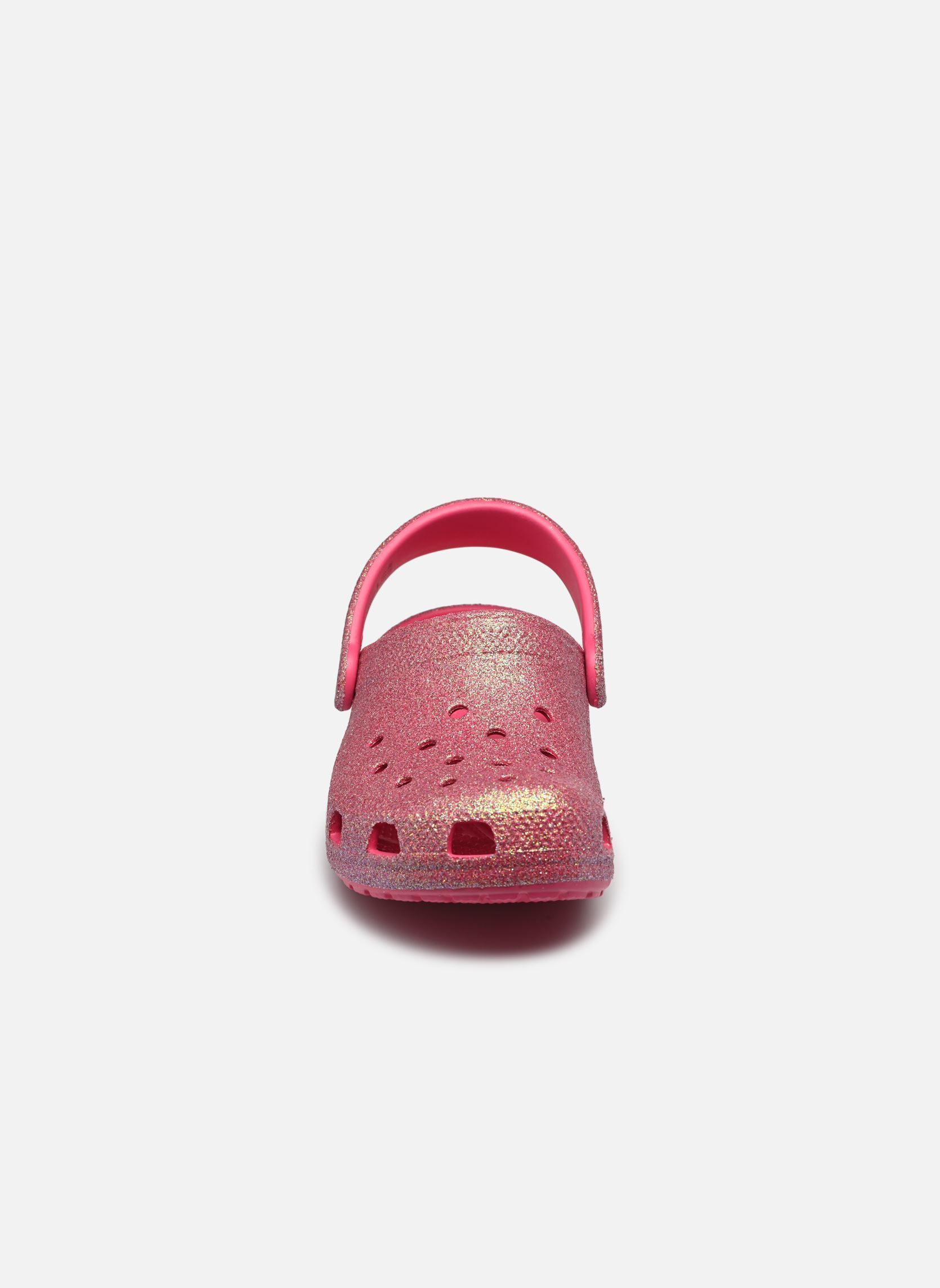 Muilen en klompen Classic Iridescent Glitter Cg K meisjes roze Crocs Muilen en klompen Classic Iridescent Glitter Cg K meisjes roze Dragon Fruit