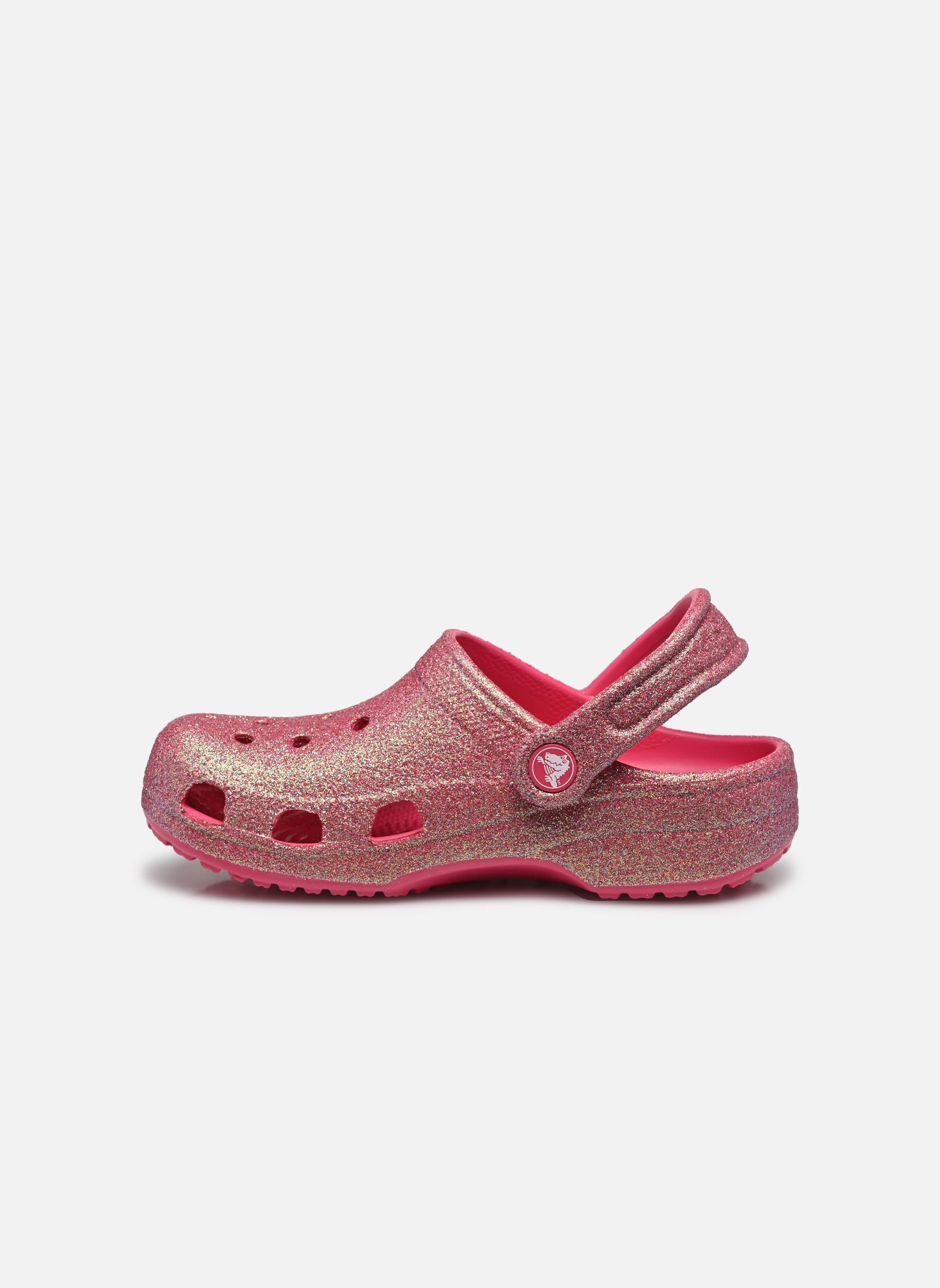 Muilen en klompen Classic Iridescent Glitter Cg K meisjes roze Crocs Muilen en klompen Classic Iridescent Glitter Cg K meisjes roze Dragon Fruit