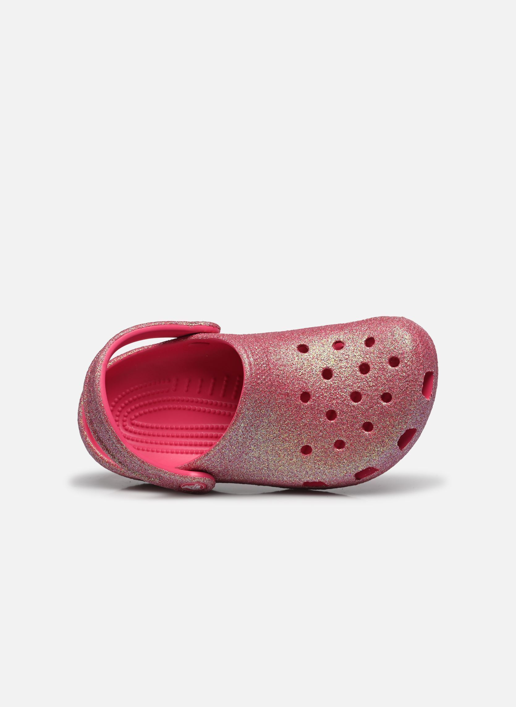Muilen en klompen Classic Iridescent Glitter Cg K meisjes roze Crocs Muilen en klompen Classic Iridescent Glitter Cg K meisjes roze Dragon Fruit