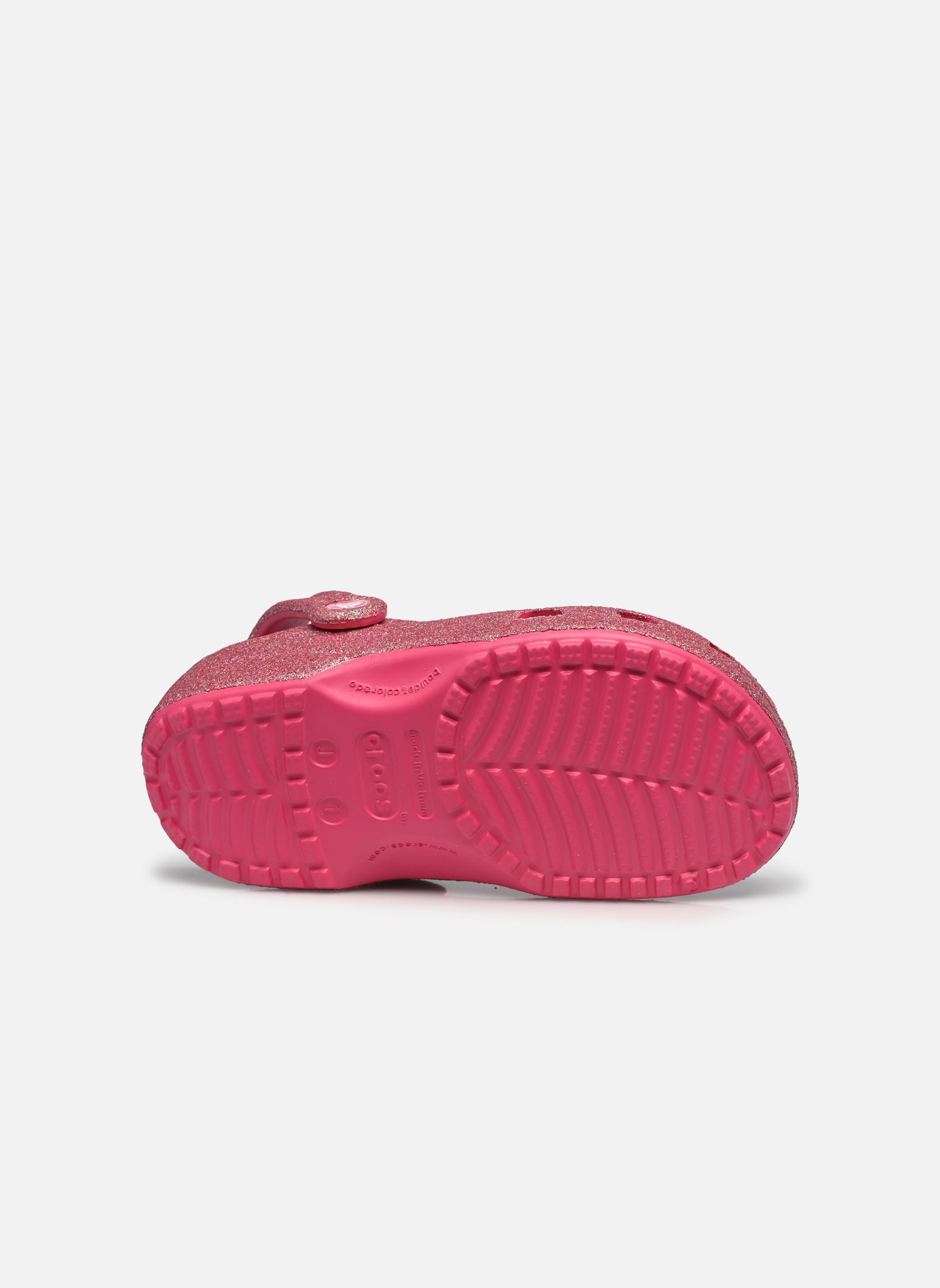 Muilen en klompen Classic Iridescent Glitter Cg K meisjes roze Crocs Muilen en klompen Classic Iridescent Glitter Cg K meisjes roze Dragon Fruit