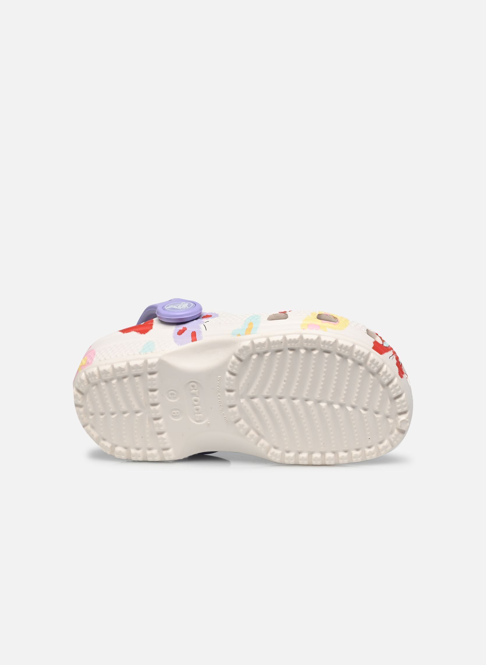 Pantoletten und Clogs Classic Butterfly Graphic Cg K mädchen weiß Crocs Pantoletten und Clogs Classic Butterfly Graphic Cg K mädchen weiß Chalk