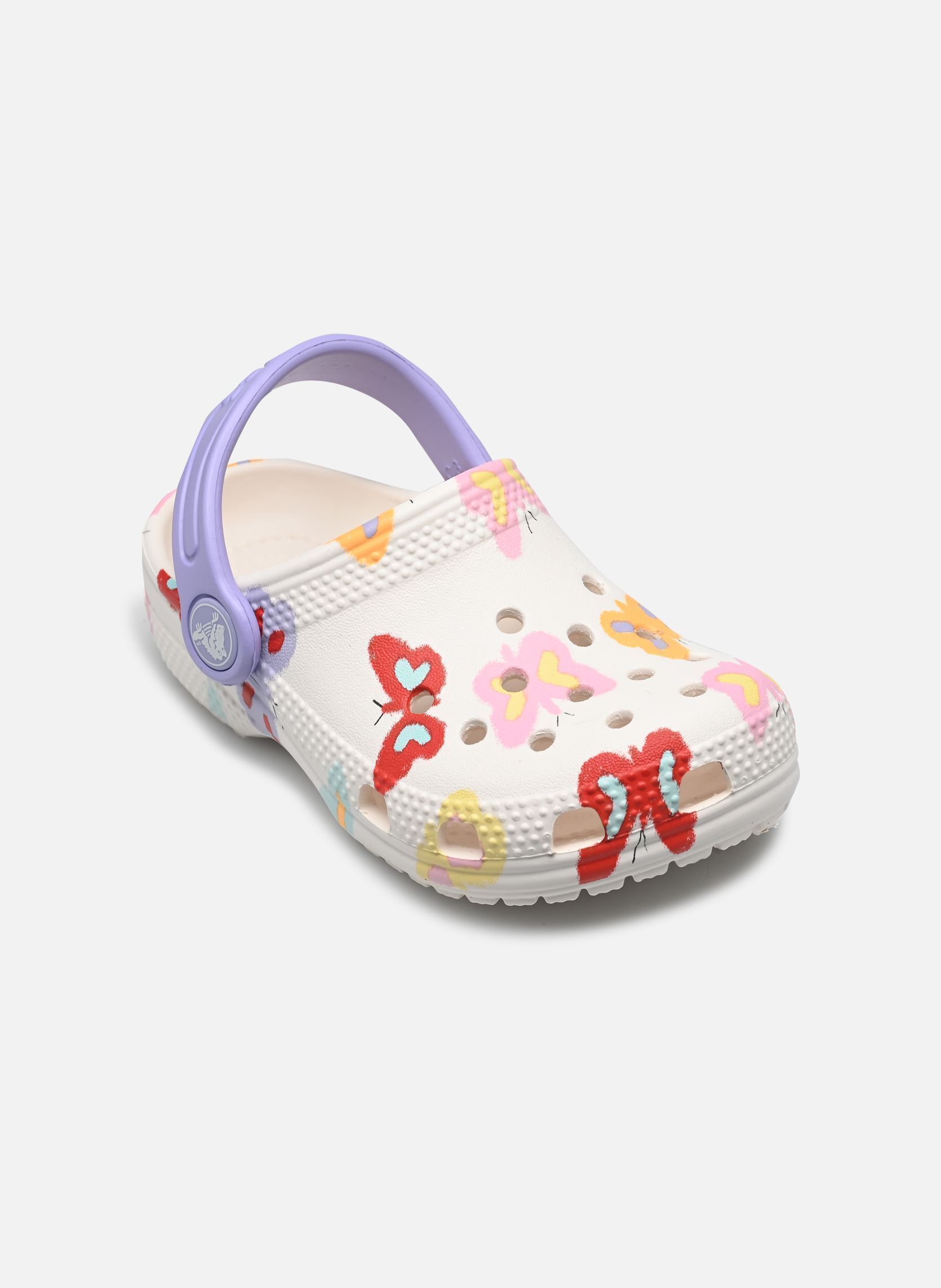 Tongs enfant Crocs SABOT CLASSIC BUTTERFLY GRAPHIC 28 / - vue 3