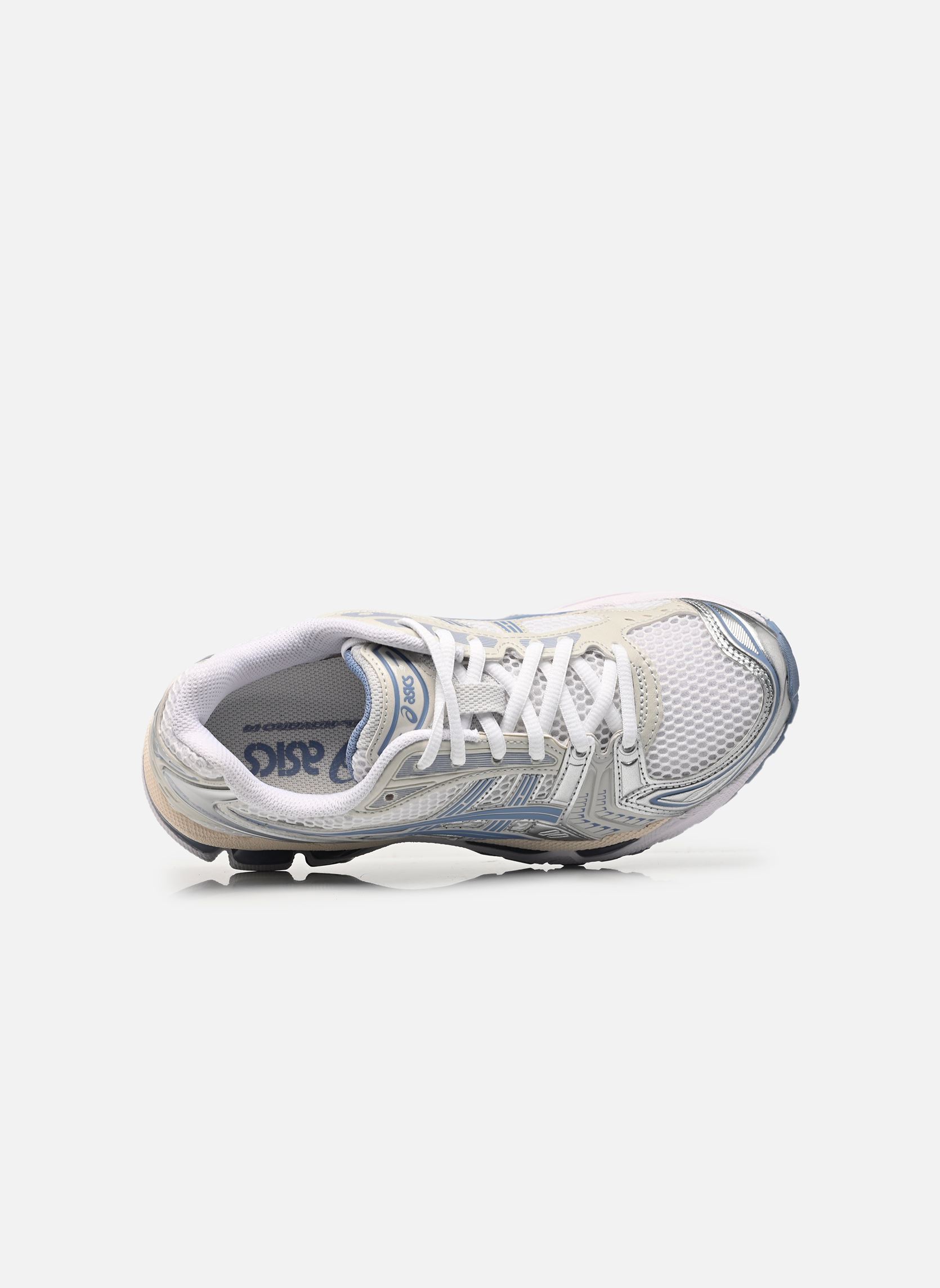 Baskets Gel-Kayano 14 femme argent Asics Baskets Gel-Kayano 14 femme argent WHITE/LIGHT NAVY