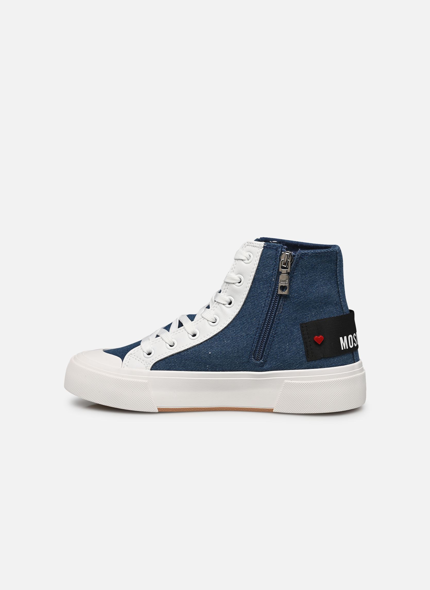 Baskets montantes NEW POP LOVE JA15022G1M femme bleu Love Moschino Baskets montantes NEW POP LOVE JA15022G1M femme bleu LIGHT BLUE