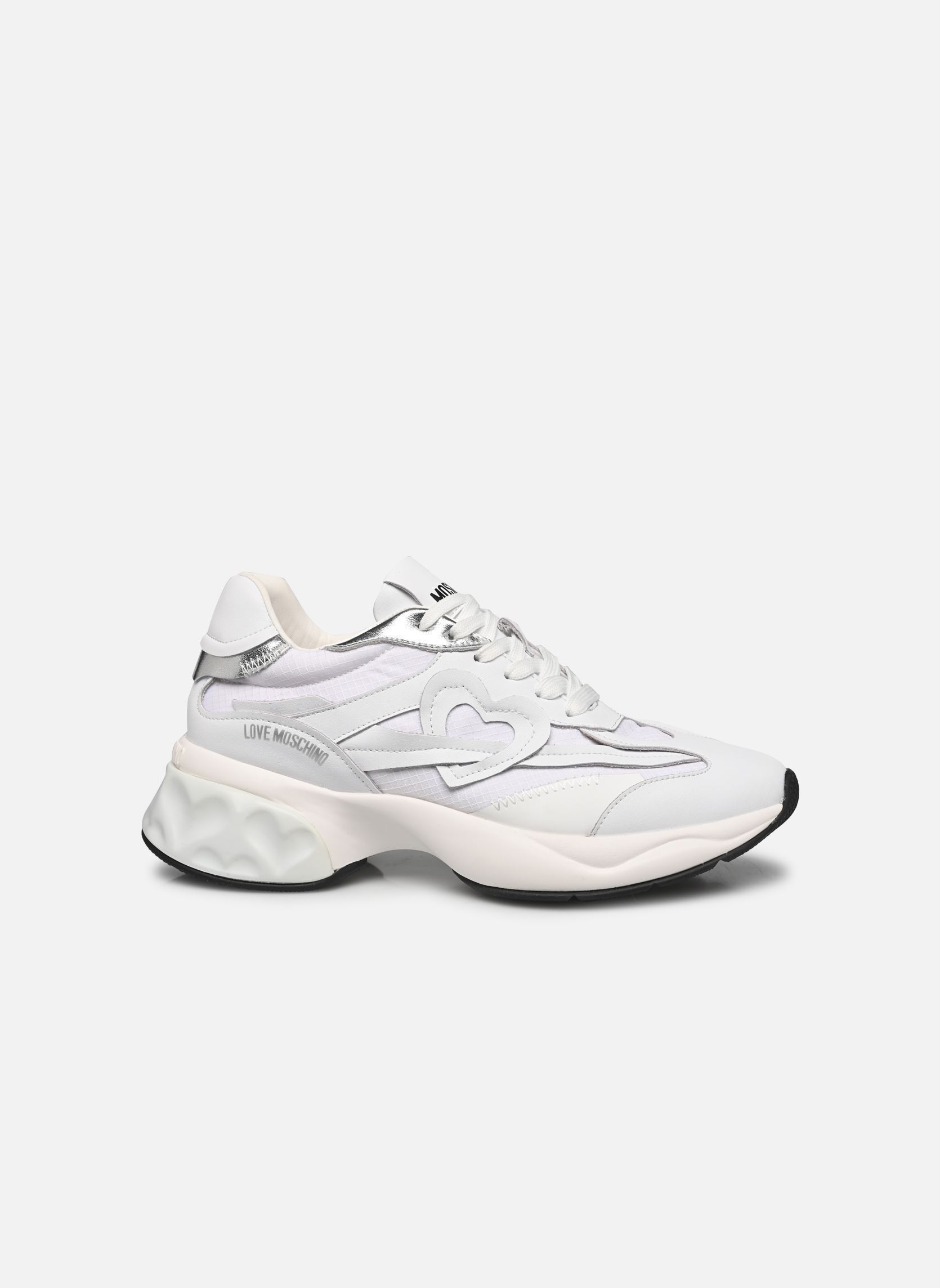 Baskets basses BOLD LOVE JA15174G1M femme blanc Love Moschino Baskets basses BOLD LOVE JA15174G1M femme blanc WHITE/WHITE/SILVER