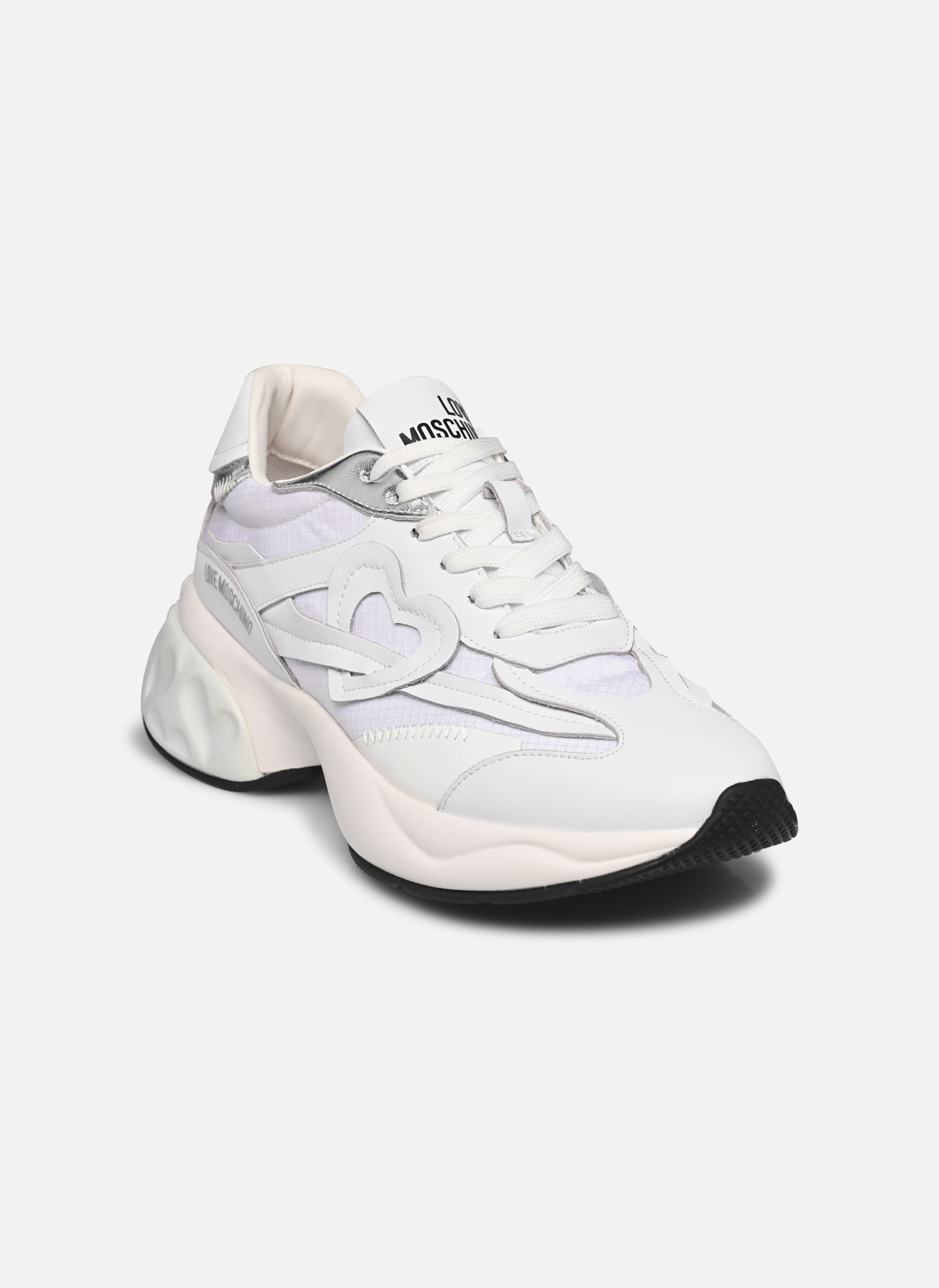 Baskets basses BOLD LOVE JA15174G1M femme blanc Love Moschino Baskets basses BOLD LOVE JA15174G1M femme blanc WHITE/WHITE/SILVER