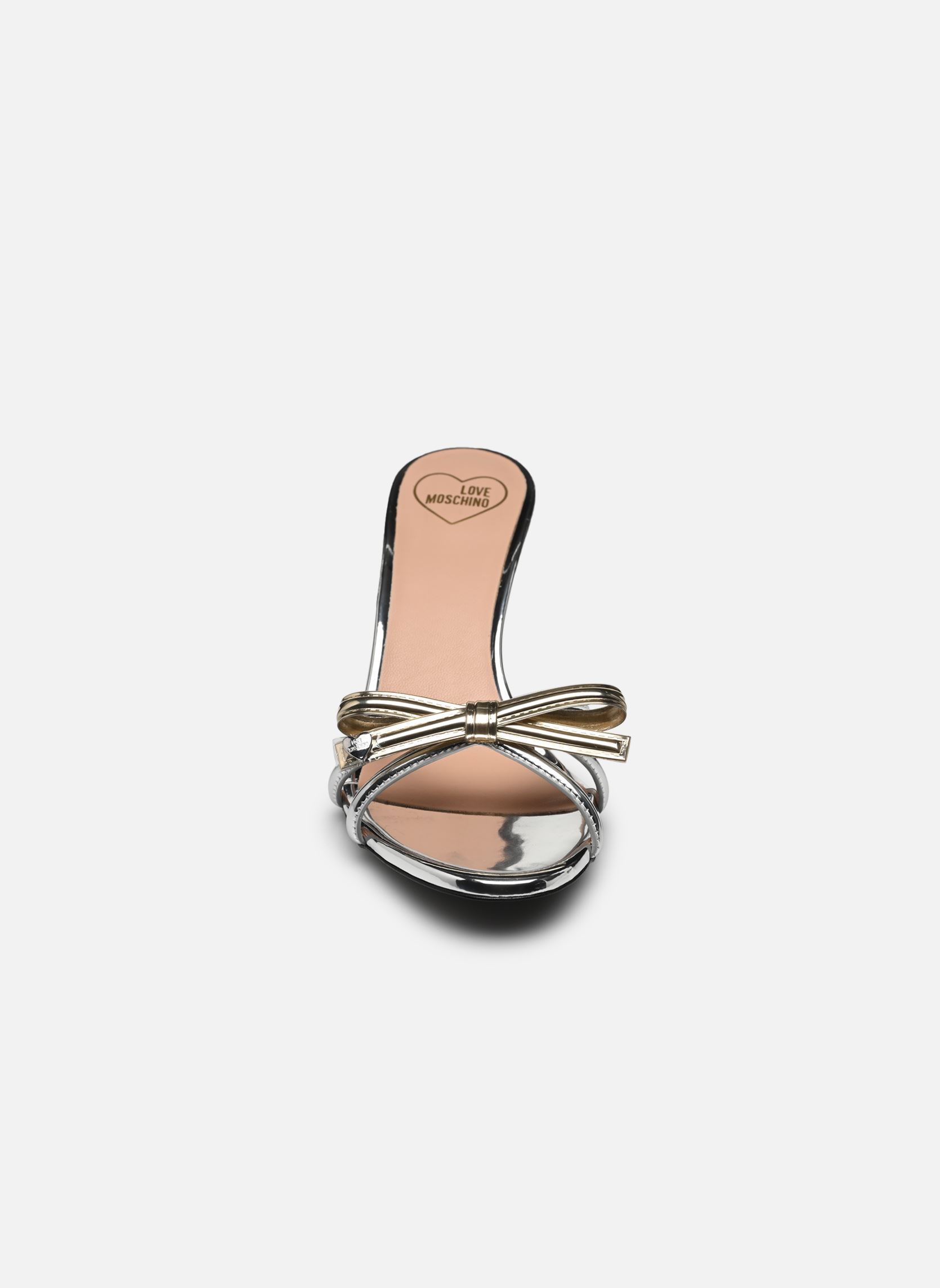 Pantoletten und Clogs BOLD LOVE JA15154G1M damen silber Love Moschino Pantoletten und Clogs BOLD LOVE JA15154G1M damen silber SILVER/PLATINUM