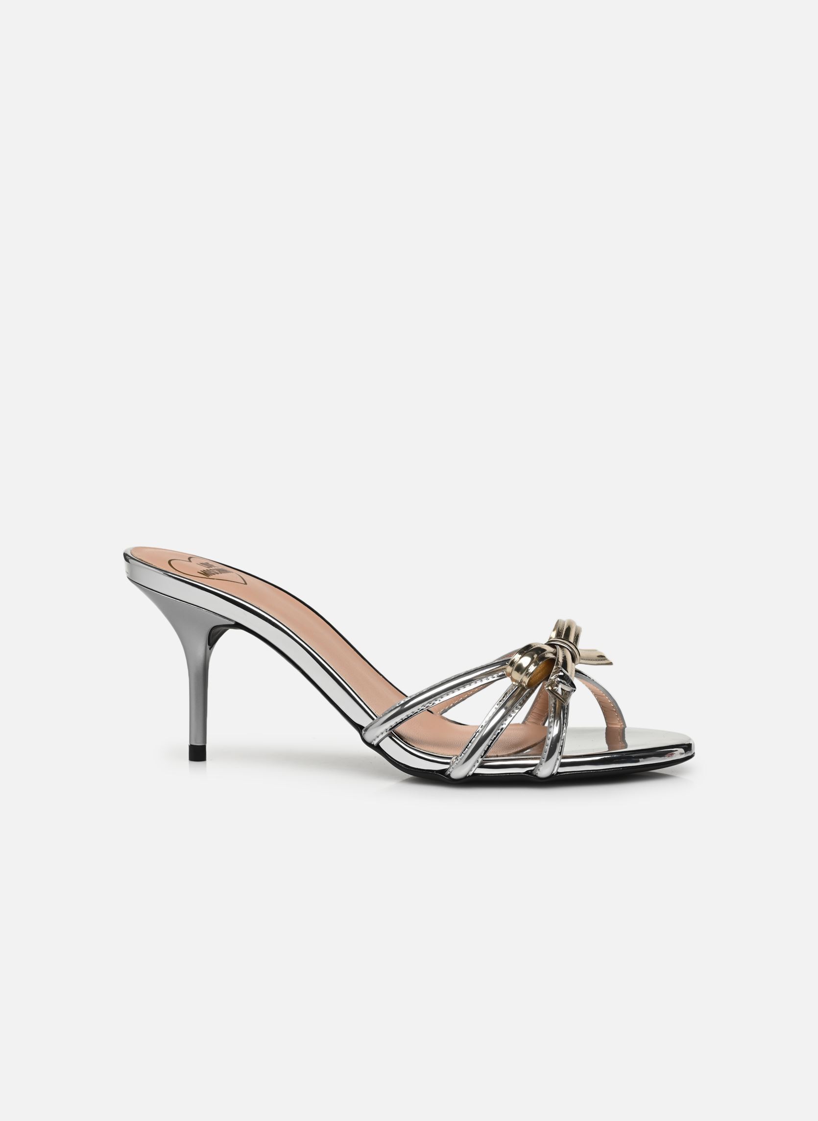 Pantoletten und Clogs BOLD LOVE JA15154G1M damen silber Love Moschino Pantoletten und Clogs BOLD LOVE JA15154G1M damen silber SILVER/PLATINUM