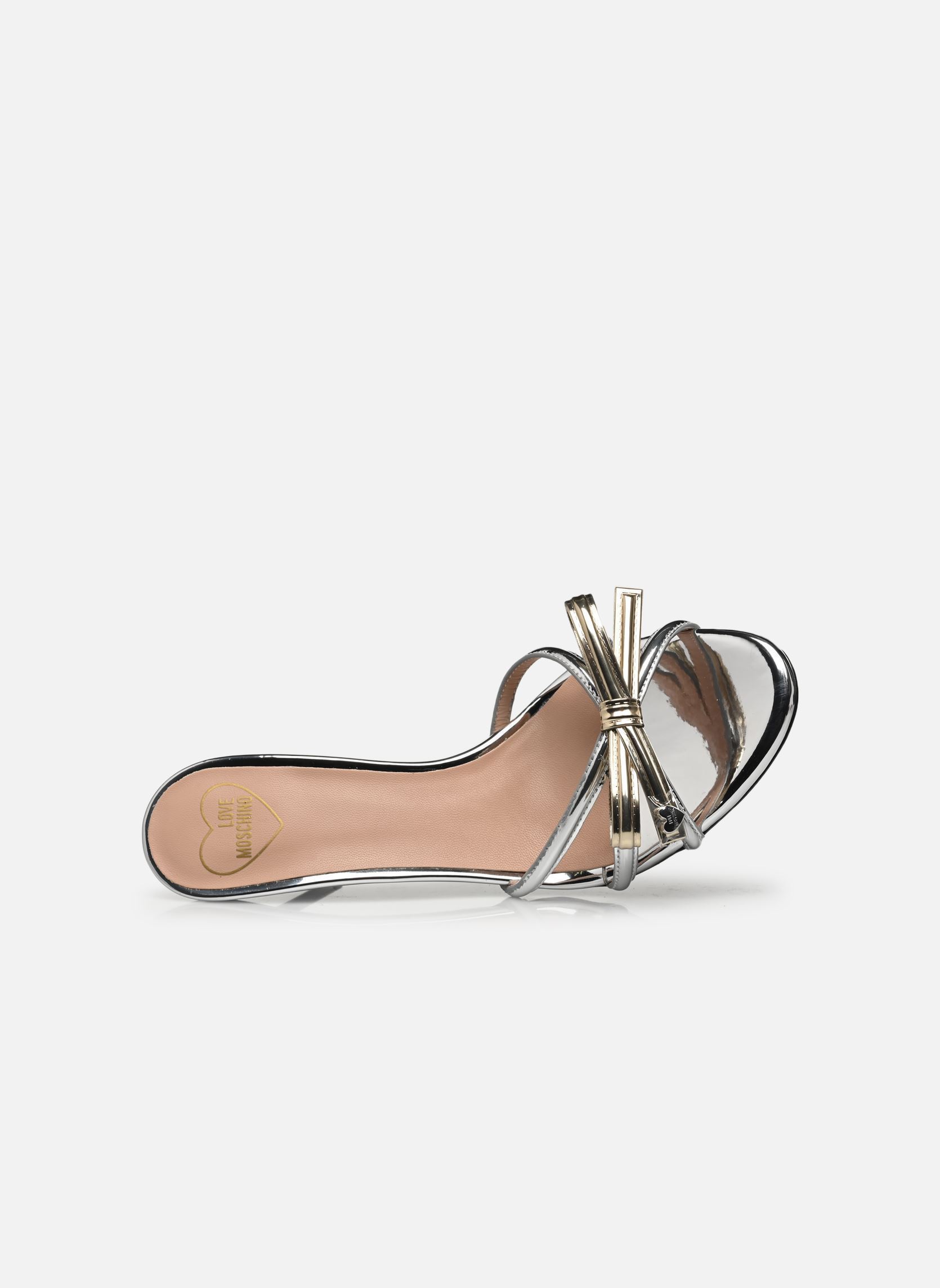 Pantoletten und Clogs BOLD LOVE JA15154G1M damen silber Love Moschino Pantoletten und Clogs BOLD LOVE JA15154G1M damen silber SILVER/PLATINUM