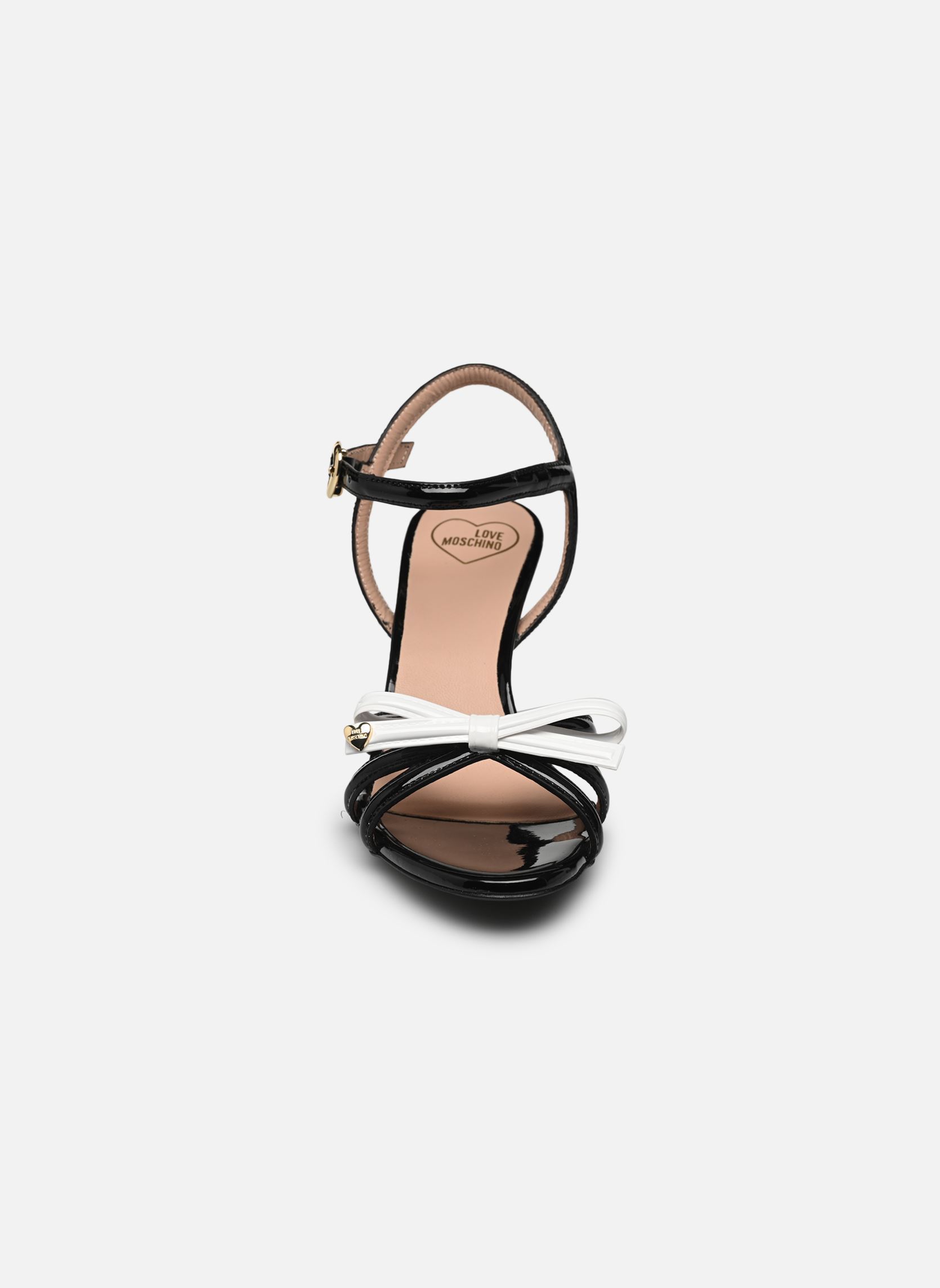 Sandali SLEEK BOW JA28036G1M donna nero Love Moschino Sandali SLEEK BOW JA28036G1M donna nero BLACK/WHITE