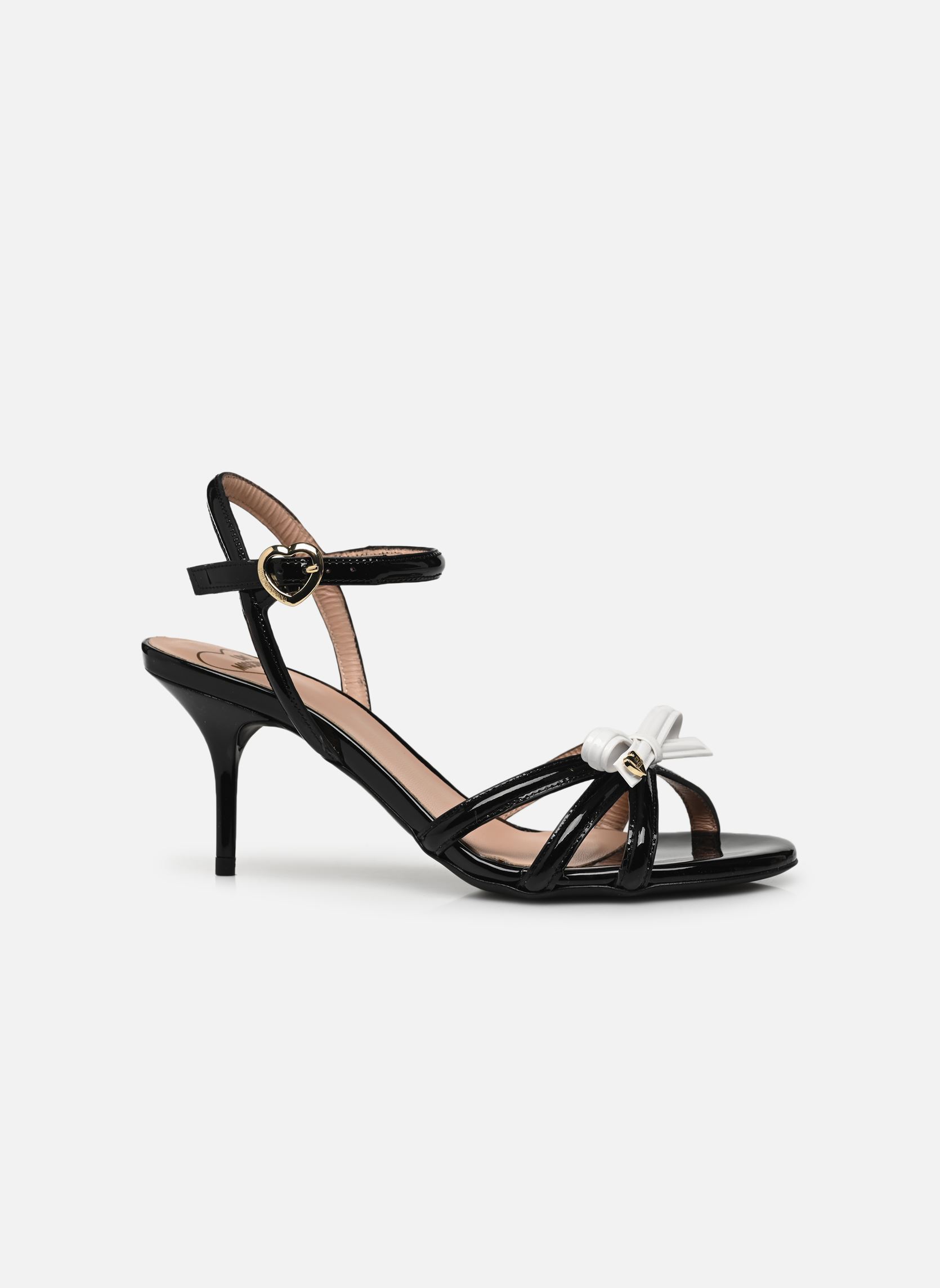 Sandali SLEEK BOW JA28036G1M donna nero Love Moschino Sandali SLEEK BOW JA28036G1M donna nero BLACK/WHITE