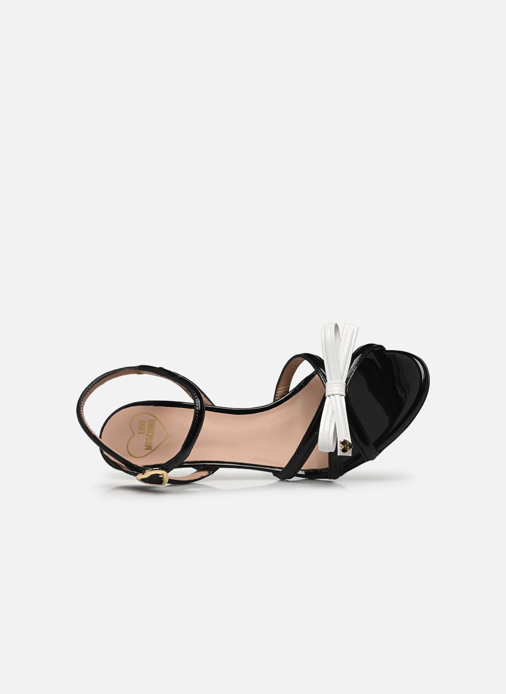 Sandali SLEEK BOW JA28036G1M donna nero Love Moschino Sandali SLEEK BOW JA28036G1M donna nero BLACK/WHITE